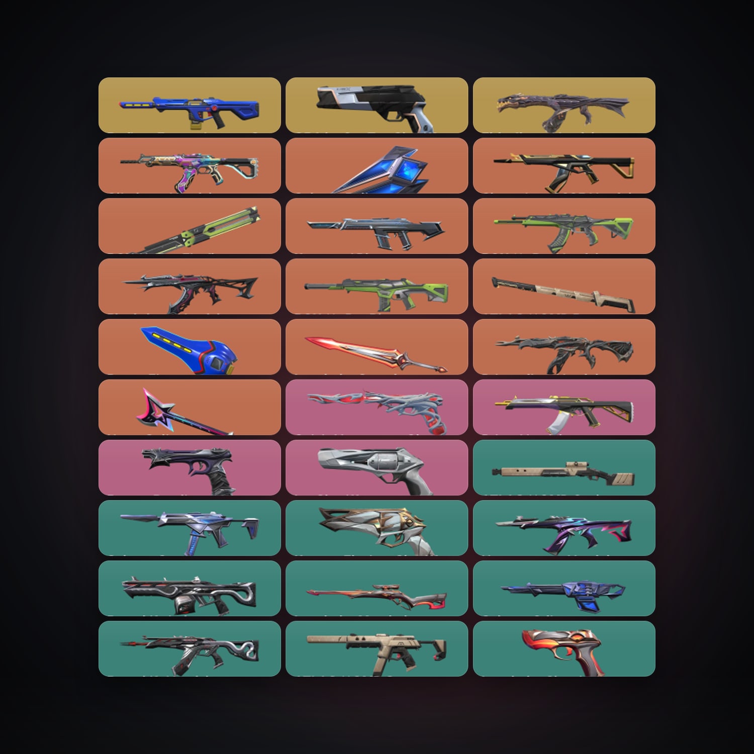 AP Plat 1 locker — 6 knives, 82 skins, lvl 208 — HabibiAccounts