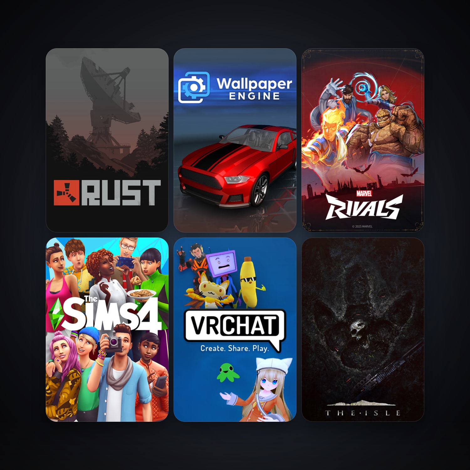 Rust + NARUTO SHIPPUDEN: Ultimate Ninja STORM 4, 16 games, clean — HabibiAccounts