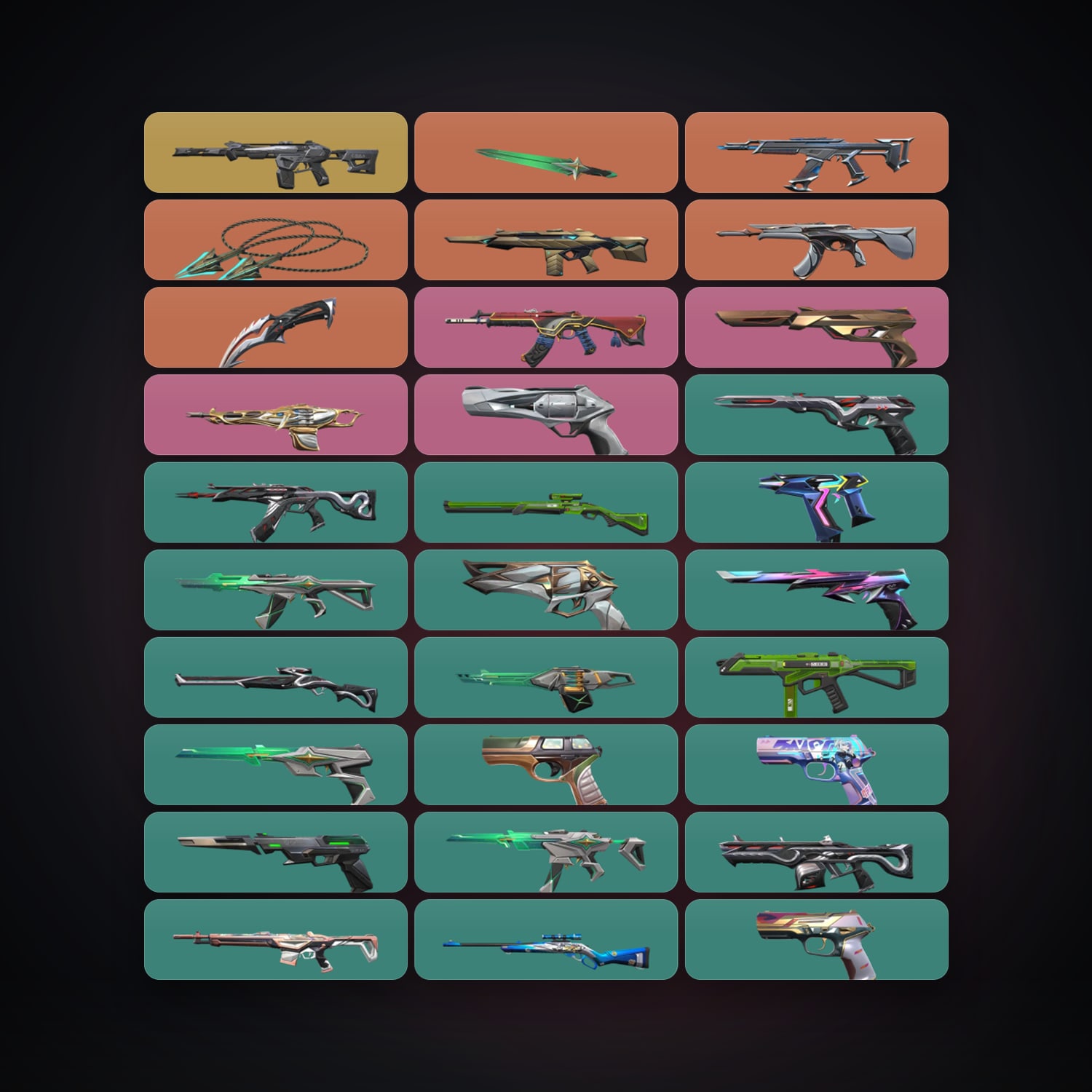 EU Plat 2 locker — 3 knives, 54 skins, lvl 238 — HabibiAccounts