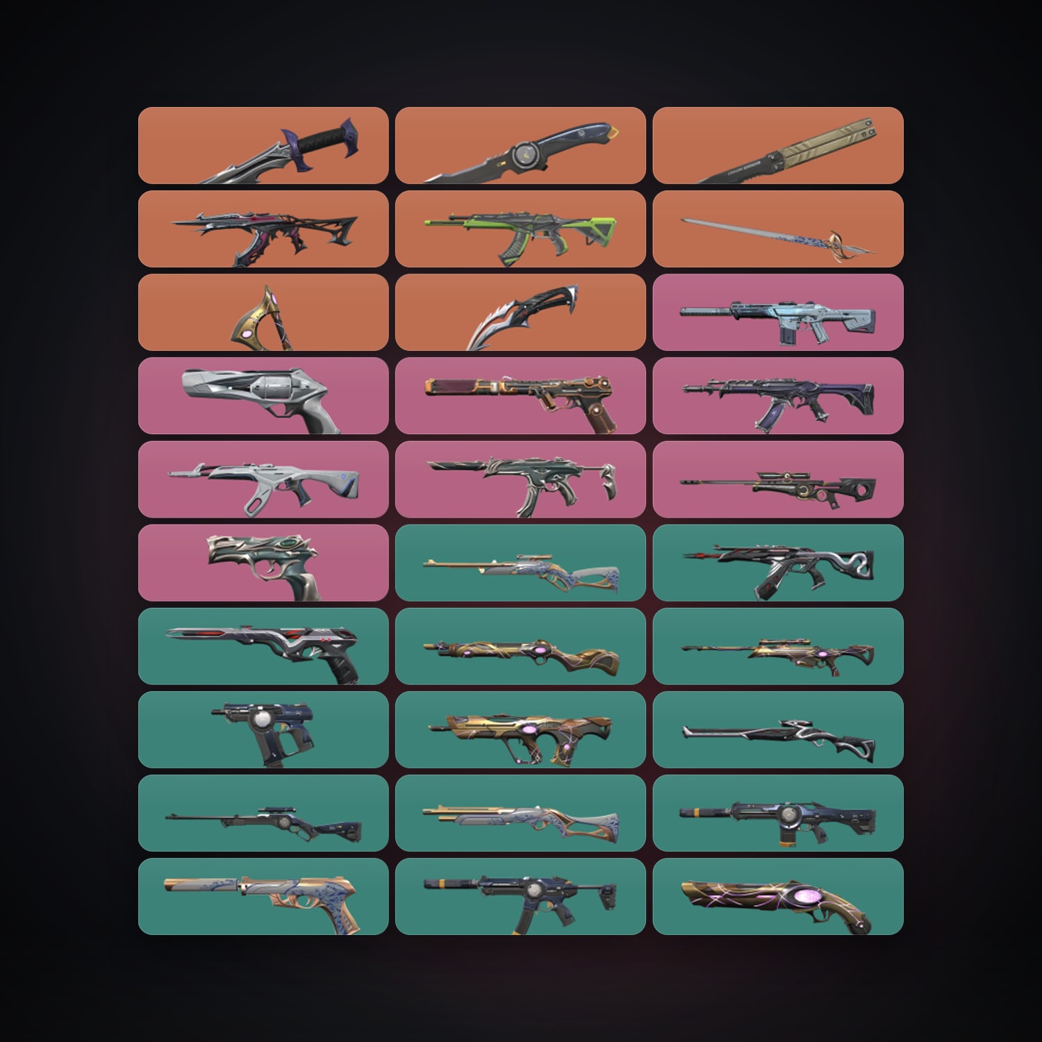 EU Ascendant 3 locker — 6 knives, 77 skins, lvl 251 — HabibiAccounts