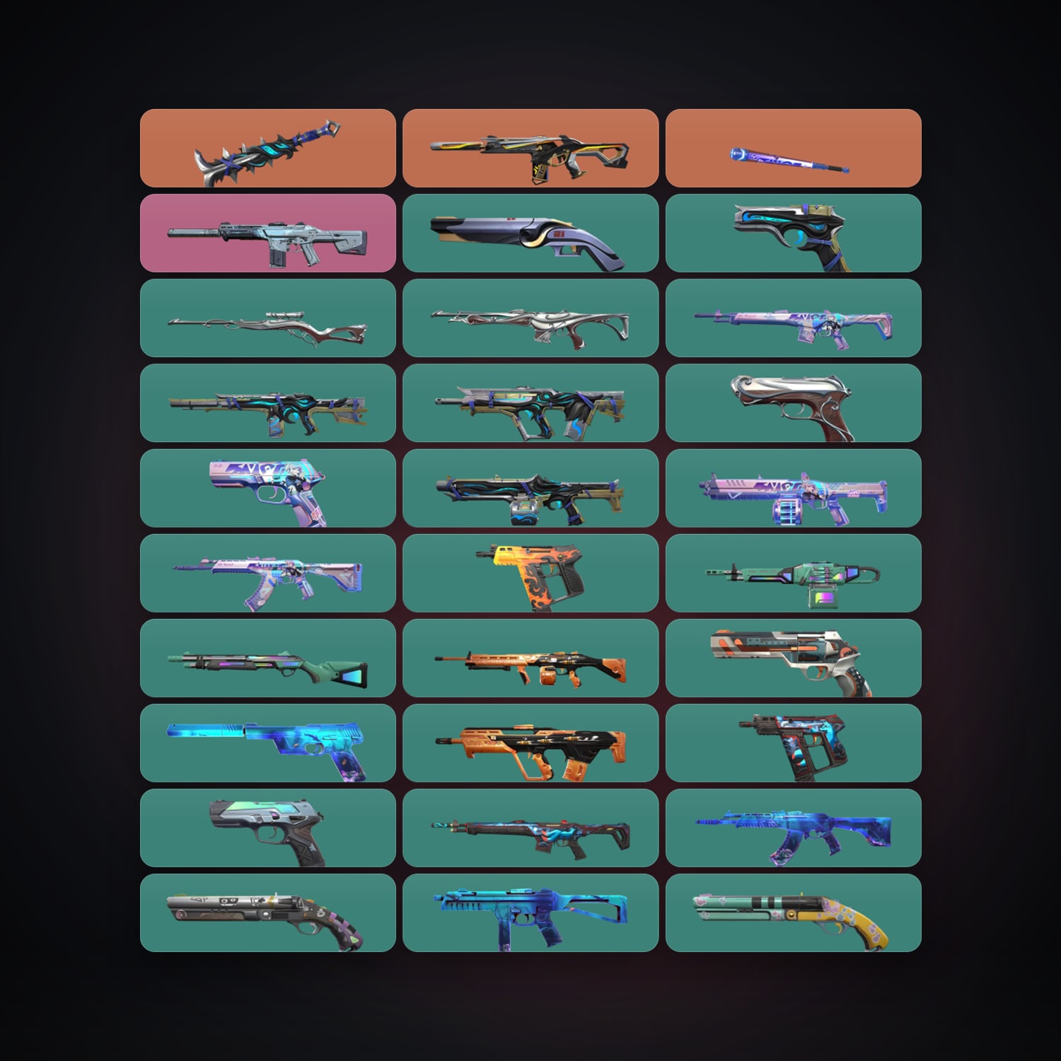 NA Silver 1 locker — 2 knives, 46 skins, lvl 136 — HabibiAccounts