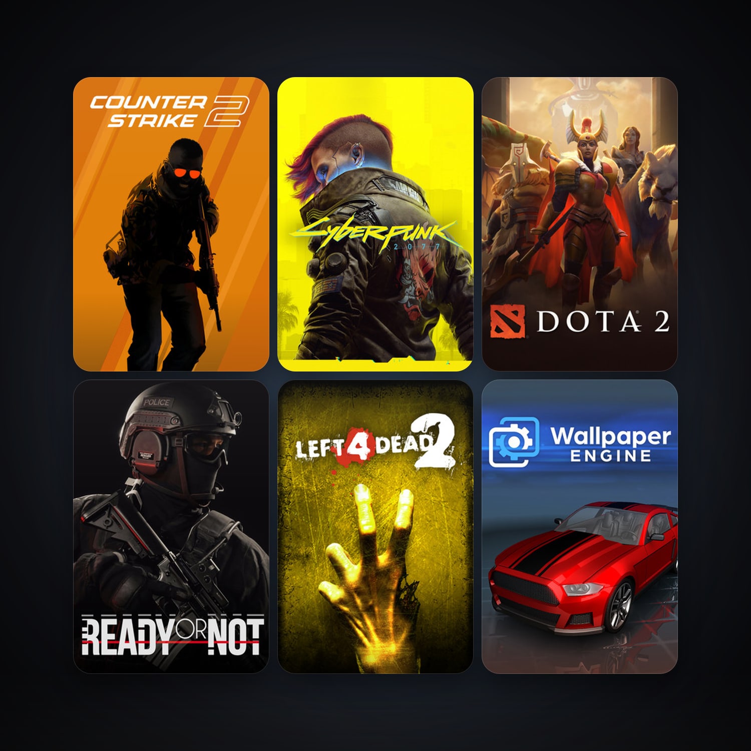 Left 4 Dead 2 + Dota 2, 72 games, Steam 32, clean — HabibiAccounts