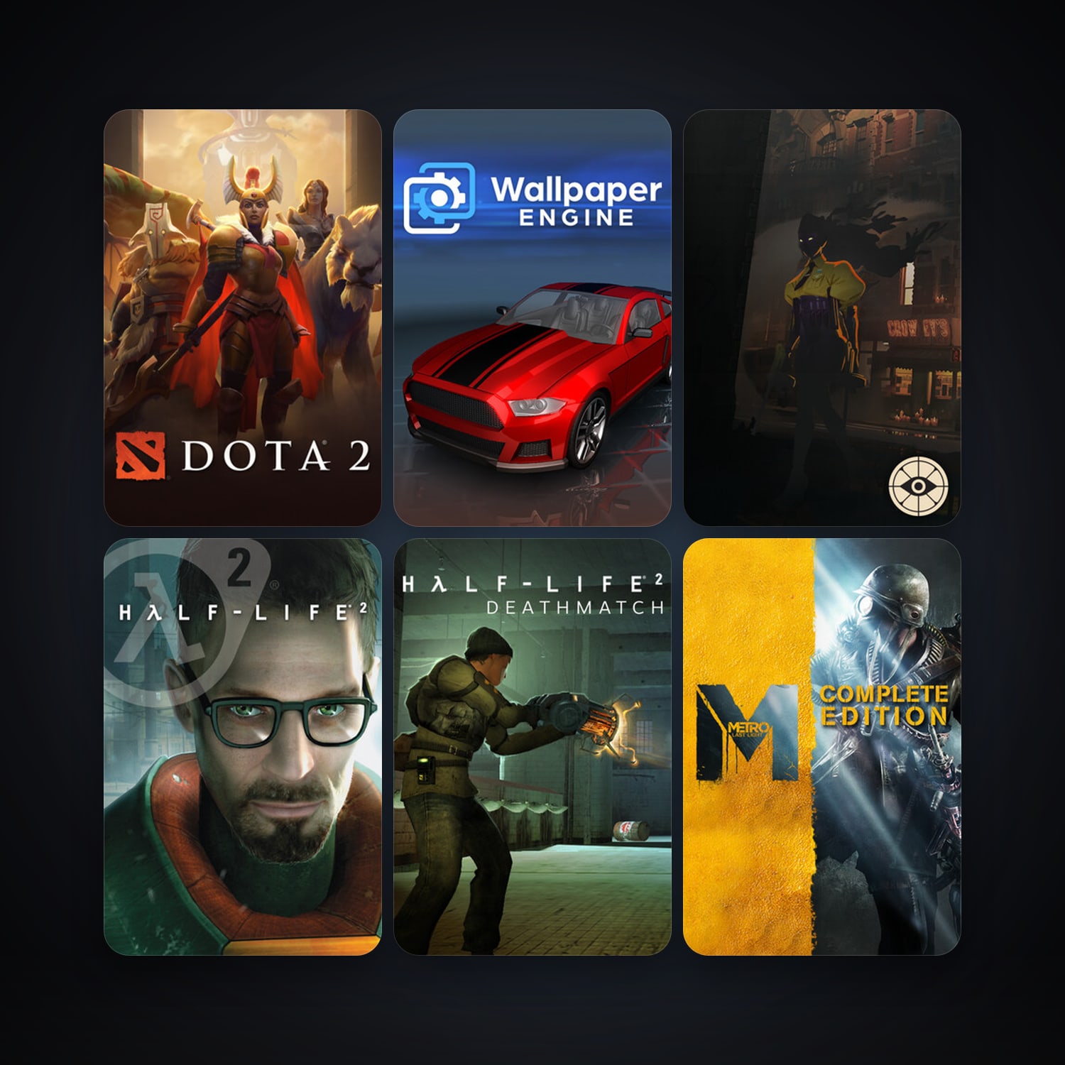 Half-Life 2 + Half-Life 2: Deathmatch, 20 games, clean — HabibiAccounts