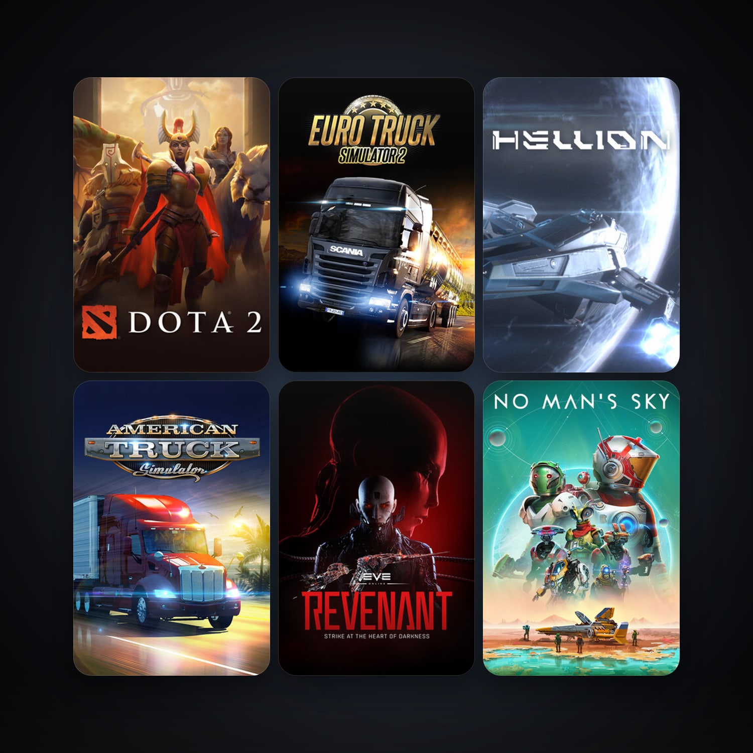 Dota 2 + EVE Online, 119 games, Steam 82, clean — HabibiAccounts