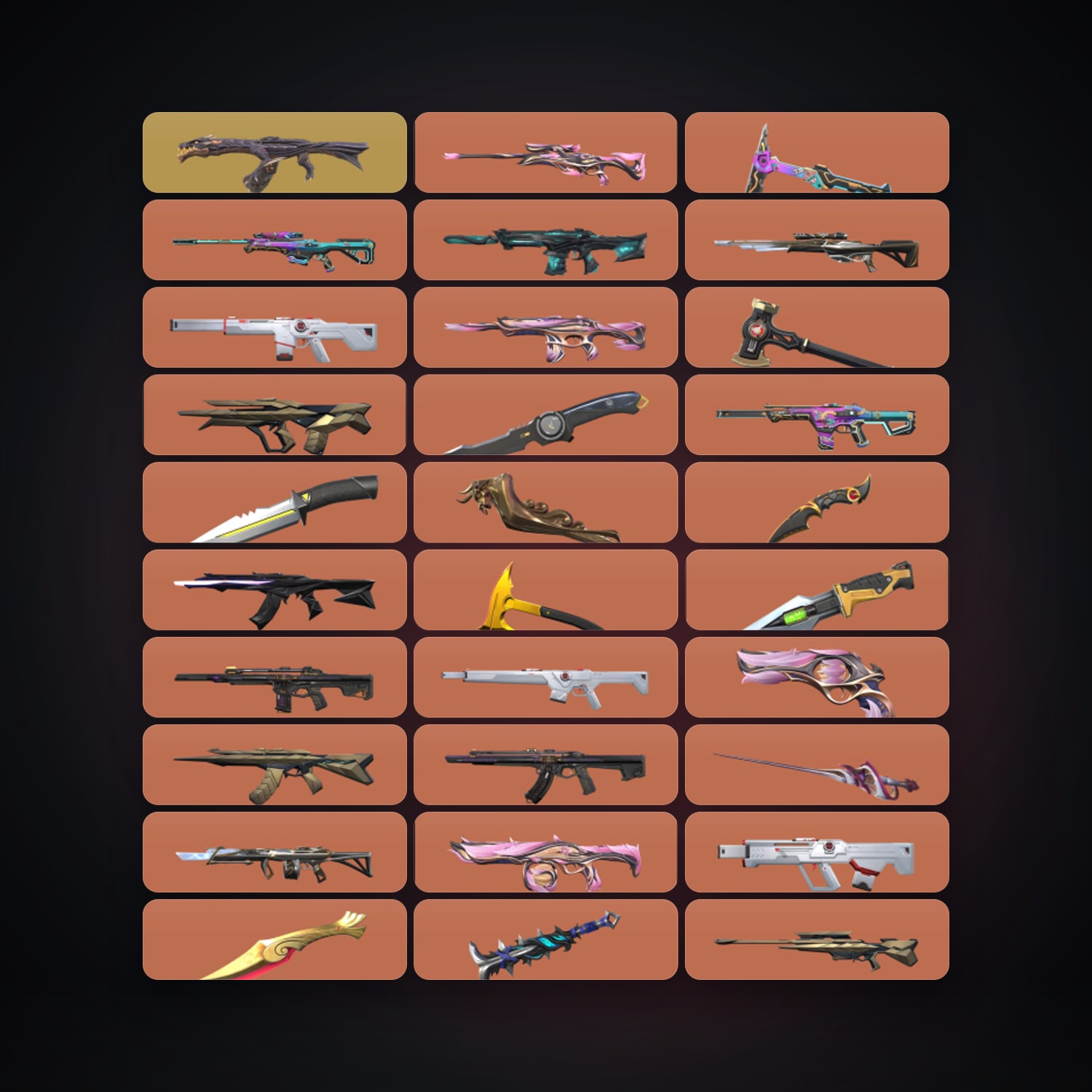 NA Gold 2 locker — 25 knives, 361 skins, lvl 425 — HabibiAccounts