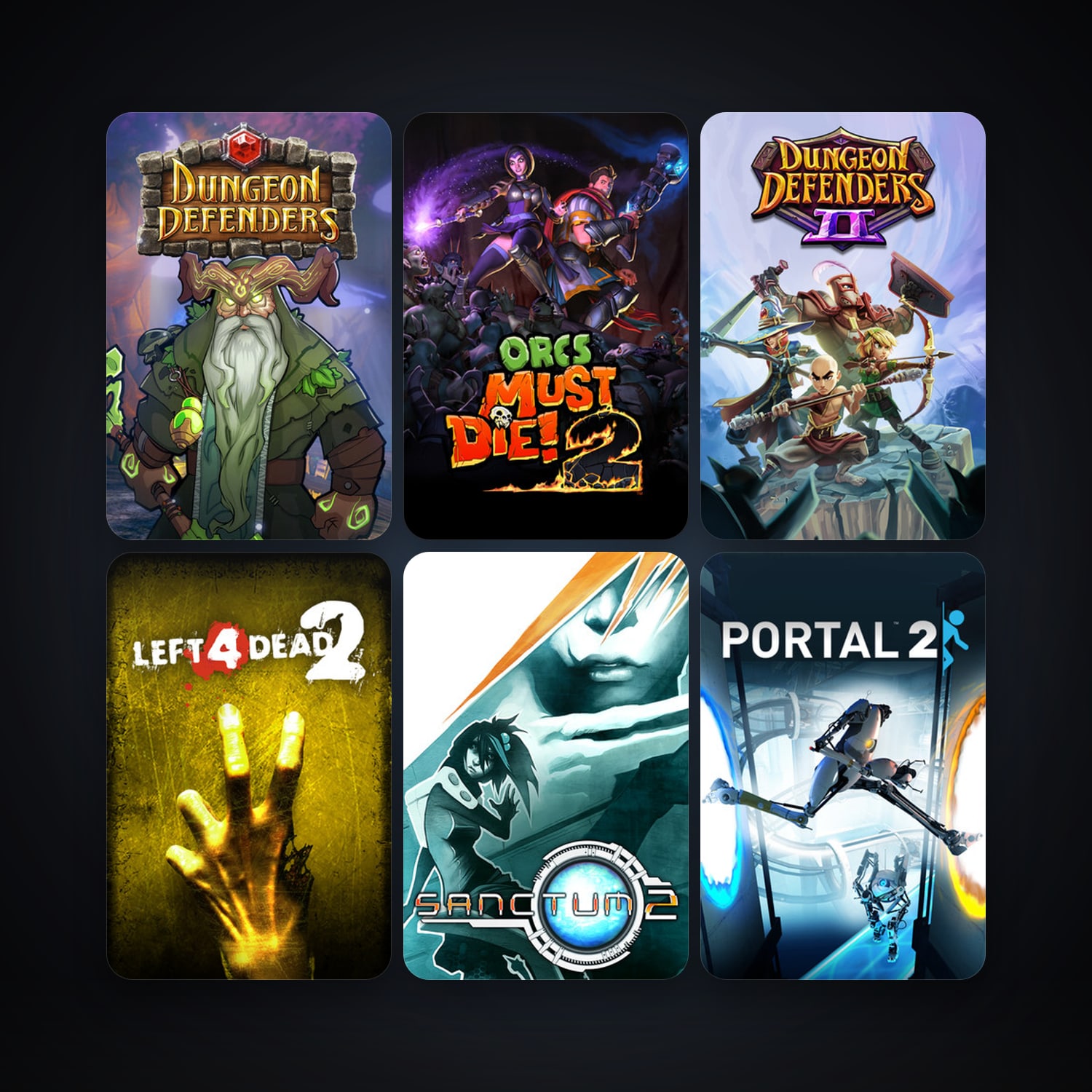 Left 4 Dead 2 + Portal 2, 21 games, clean — HabibiAccounts