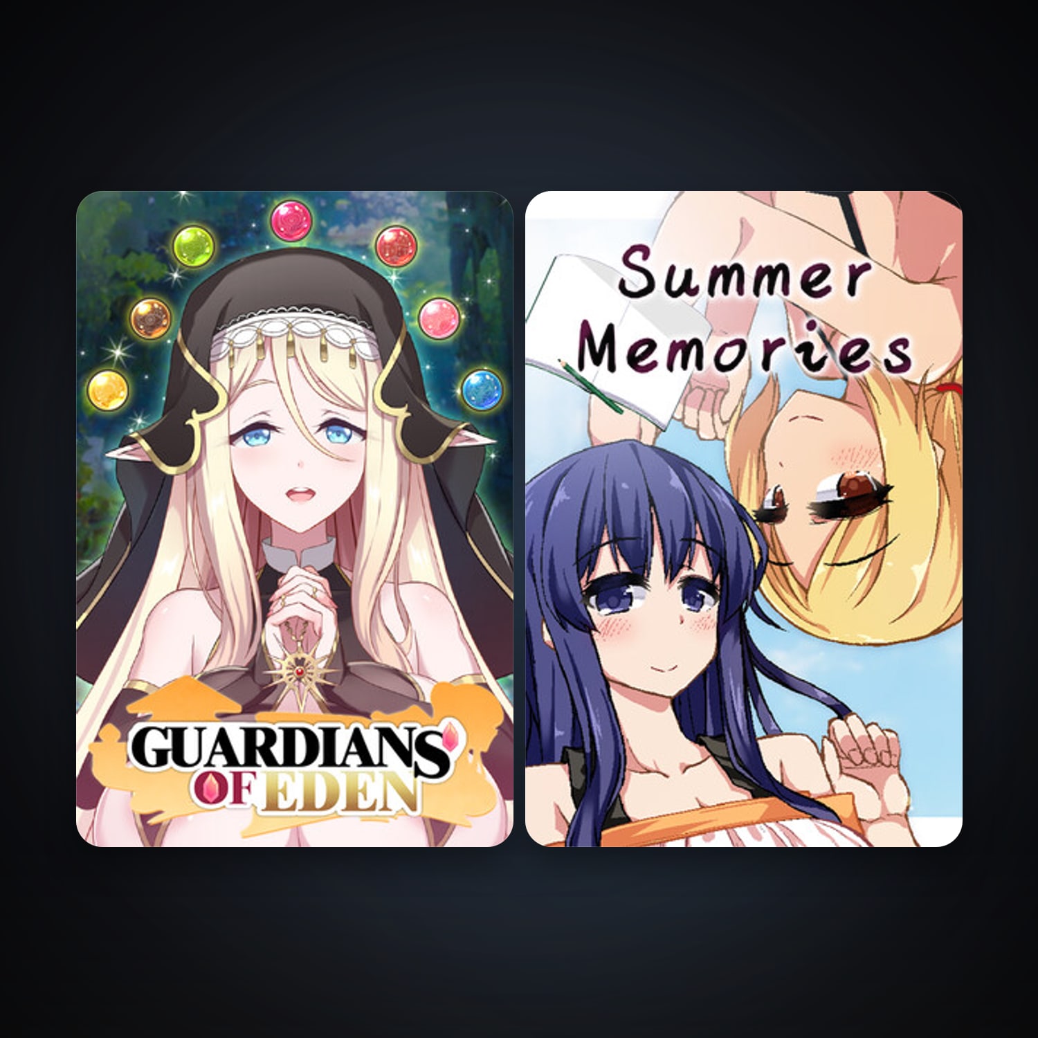 Summer Memories + Стражи Эдема-Объятия леса, 30 games, clean — HabibiAccounts