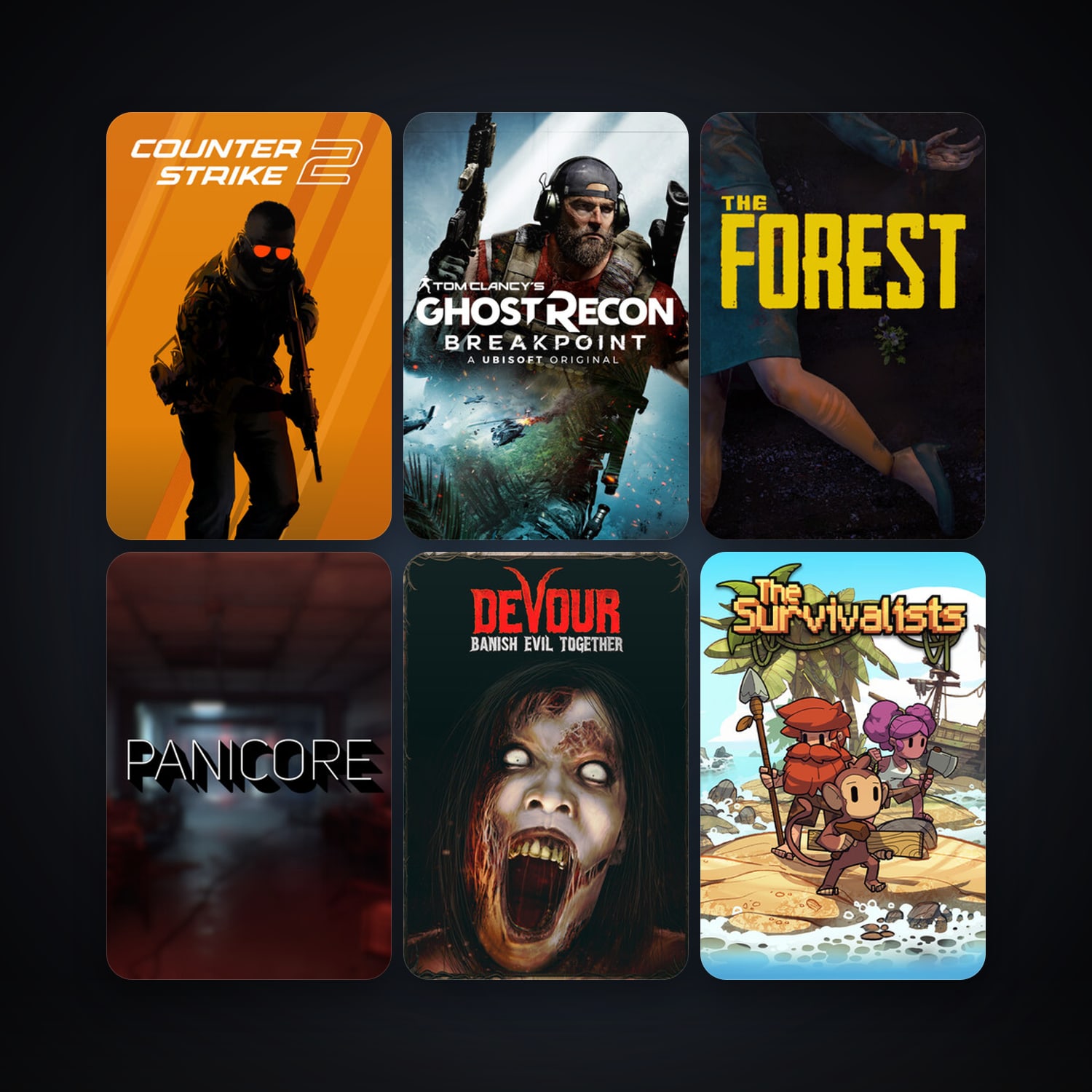 CS2 Prime + The Forest, 31 games, clean — HabibiAccounts
