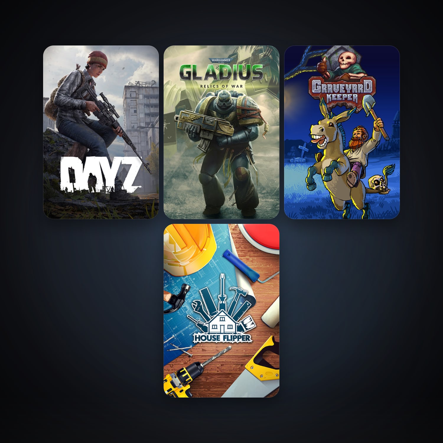 DayZ + Warhammer 40,000: Gladius - Relics of War, 9 games, clean — HabibiAccounts