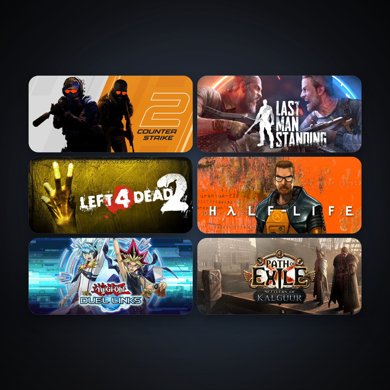 Half-Life + Left 4 Dead 2, 9 games, clean — HabibiAccounts