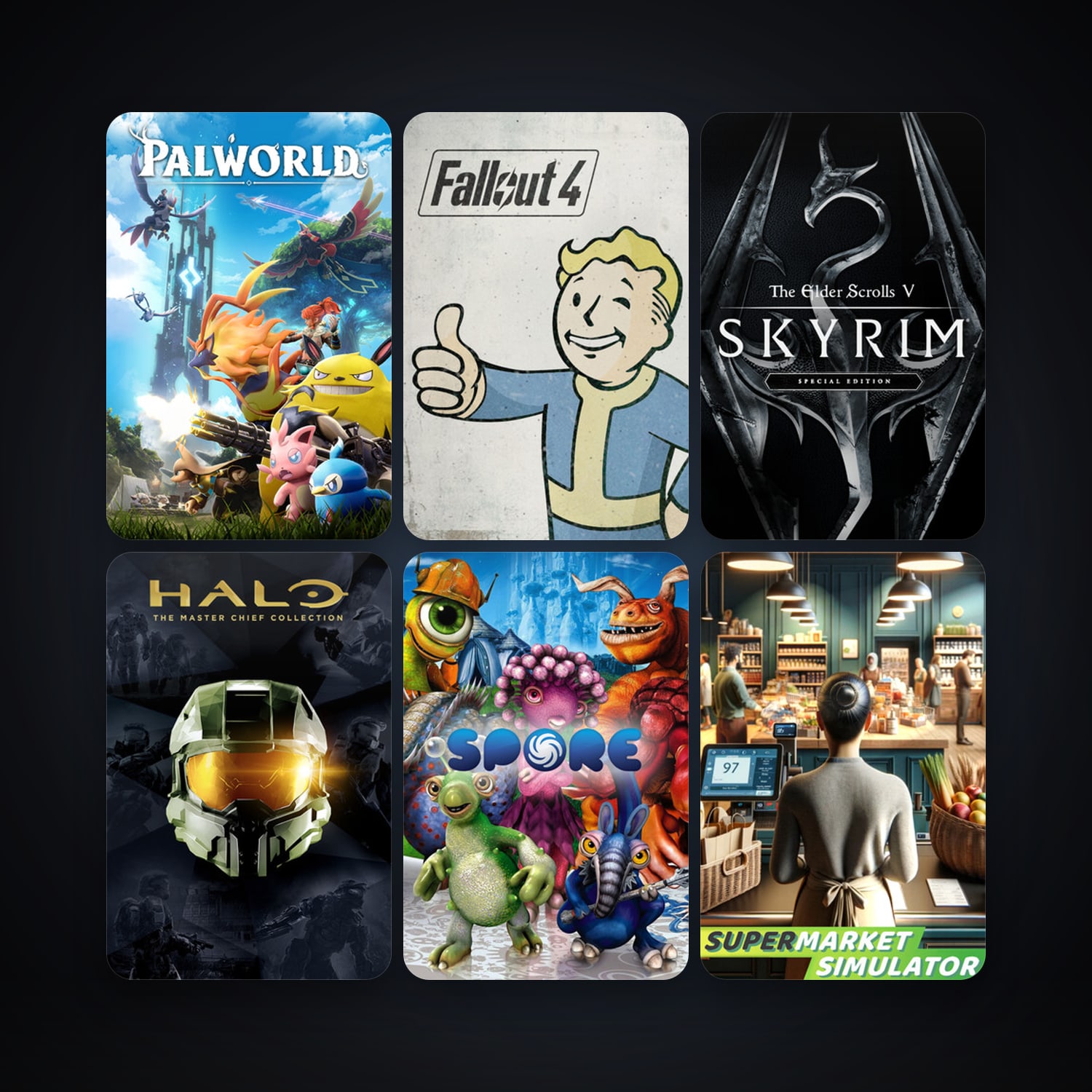 SPORE + Fallout 4, 99 games, clean — HabibiAccounts