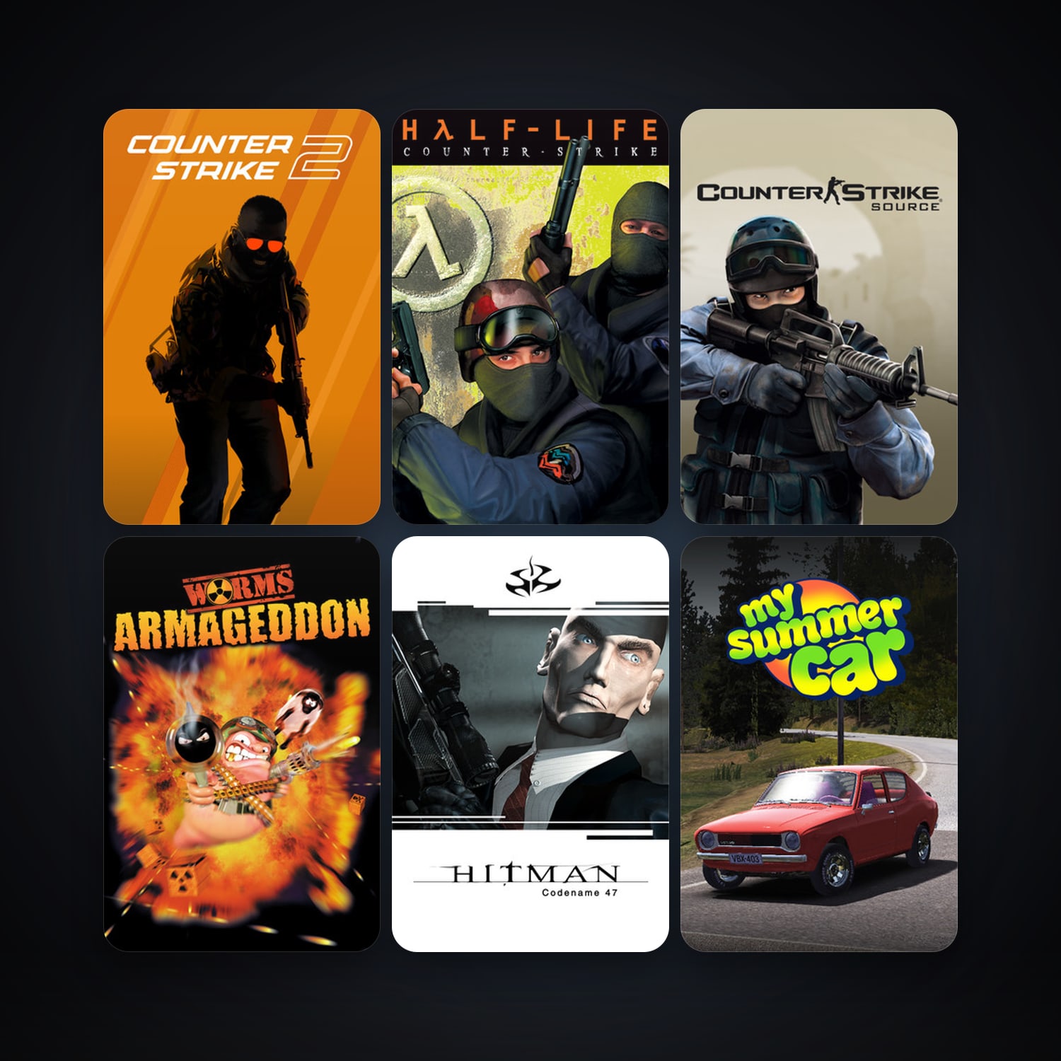 Counter-Strike + Day of Defeat, 16 games, clean — HabibiAccounts