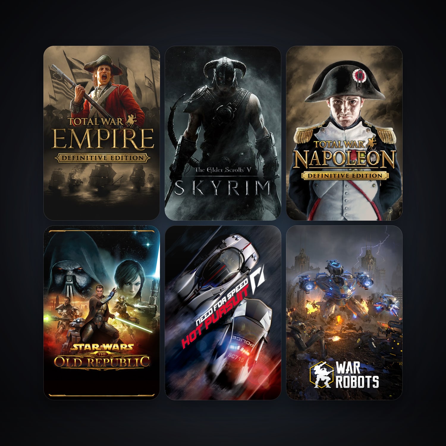 Empire: Total War + Total War: NAPOLEON - Definitive Edition, 7 games, clean — HabibiAccounts