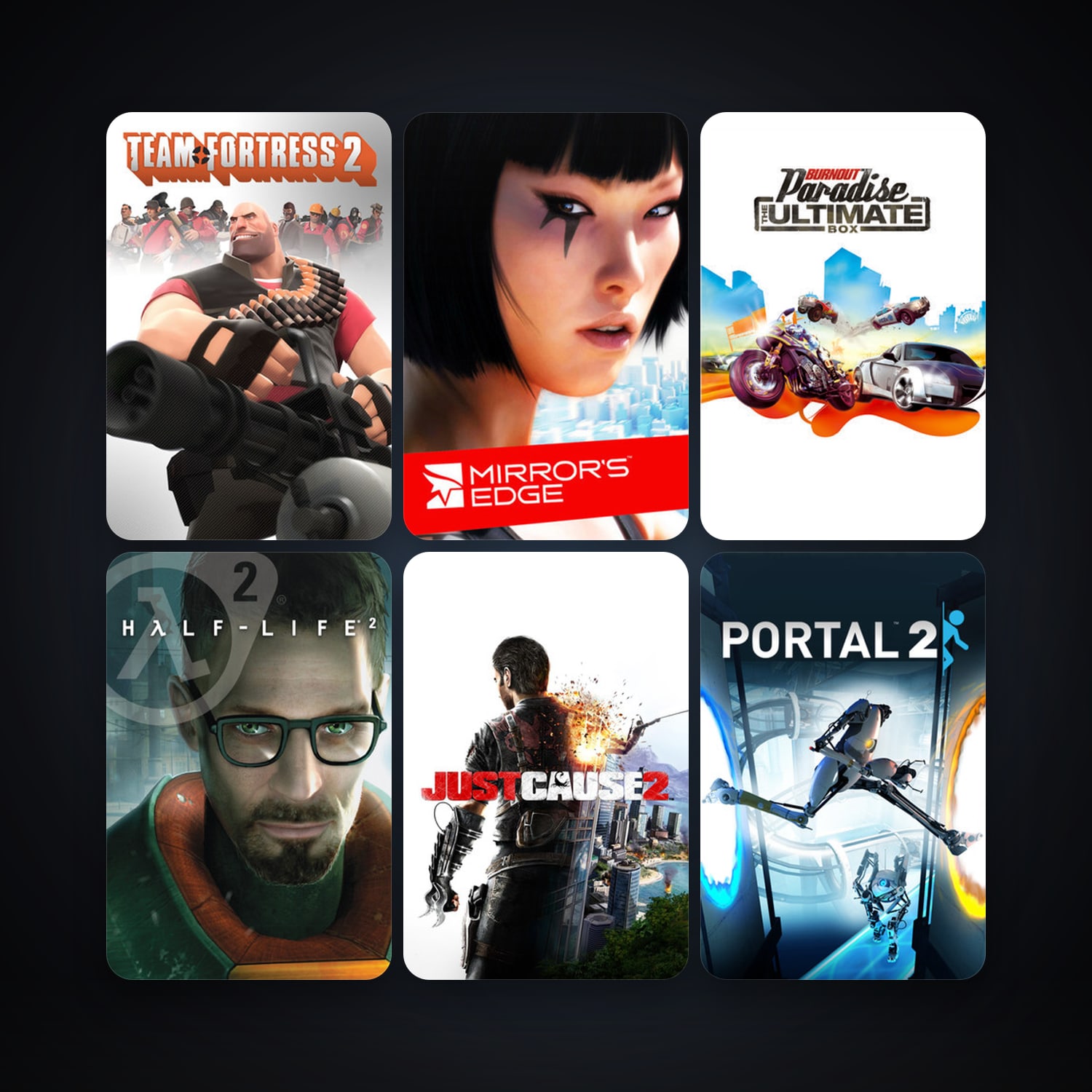 Half-Life 2 + Portal, 52 games, Steam 11, clean — HabibiAccounts