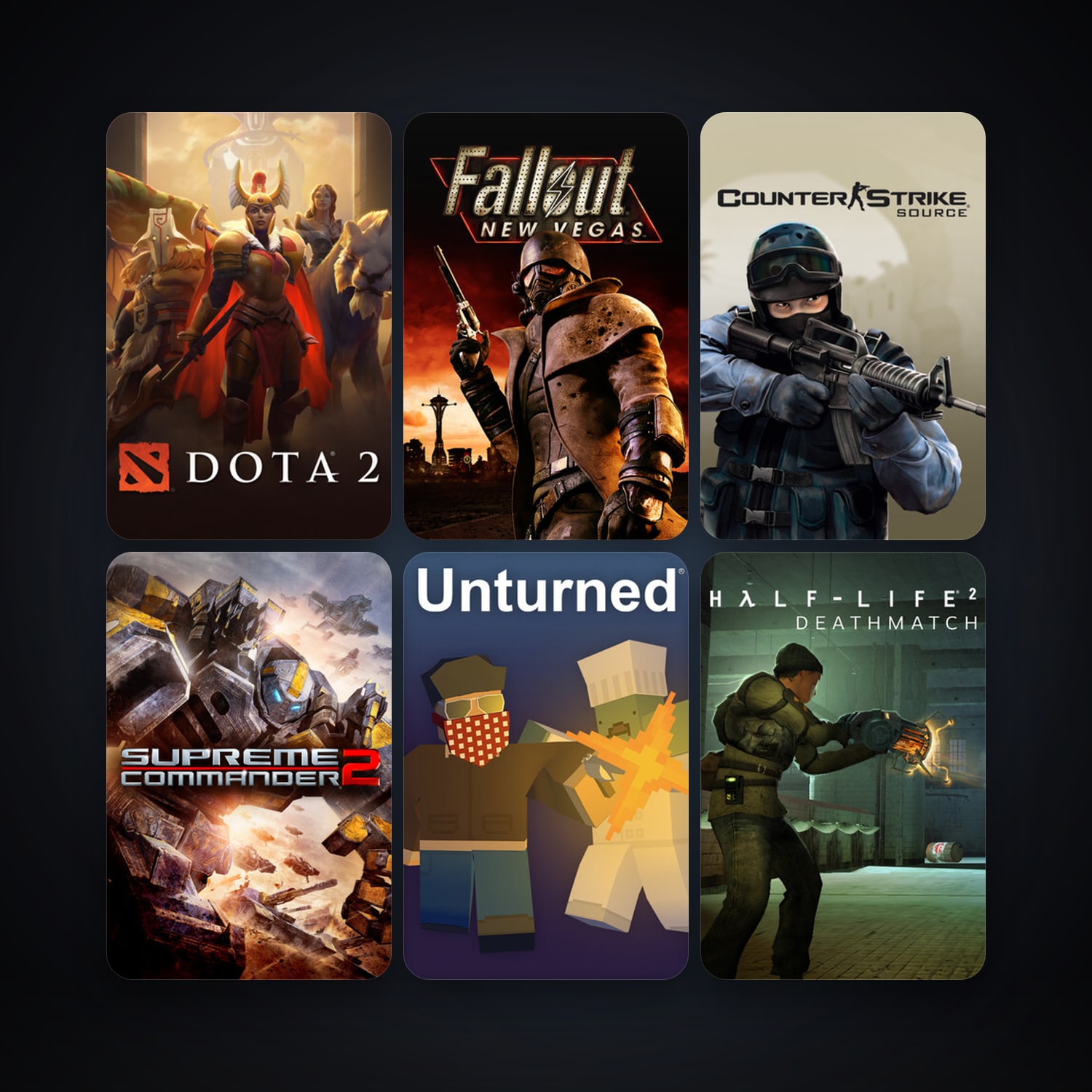 Counter-Strike + Half-Life 2, 17 games, Steam 11, clean — HabibiAccounts