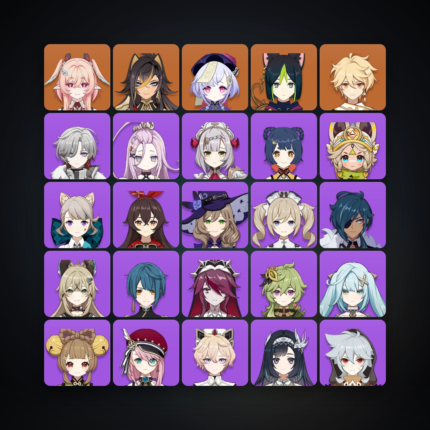 Genshin Impact | AR 55 | 25 Chars | 4× 5★ — Genshin / miHoYo Account — HabibiAccounts