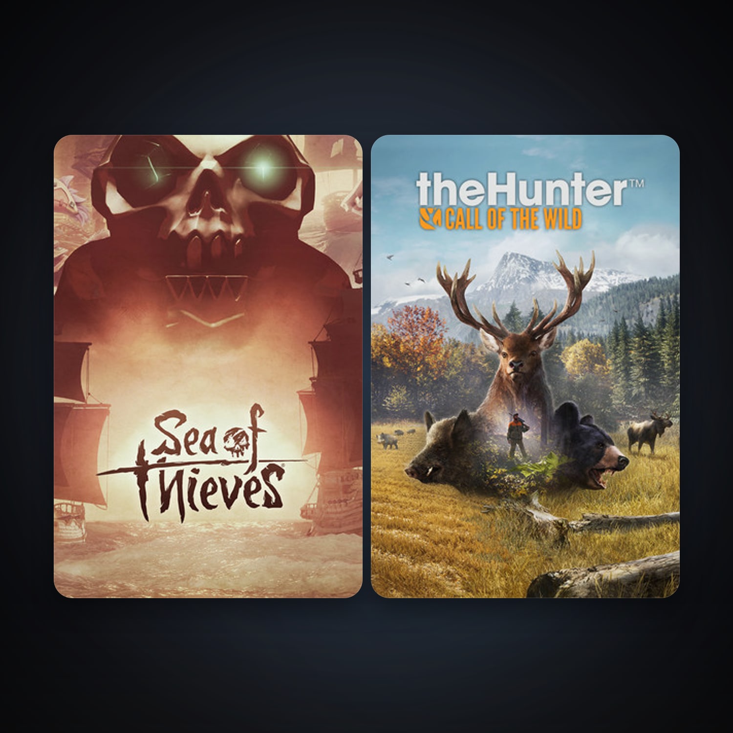theHunter: Call of the Wild + Sea of Thieves, 3 games, clean — HabibiAccounts