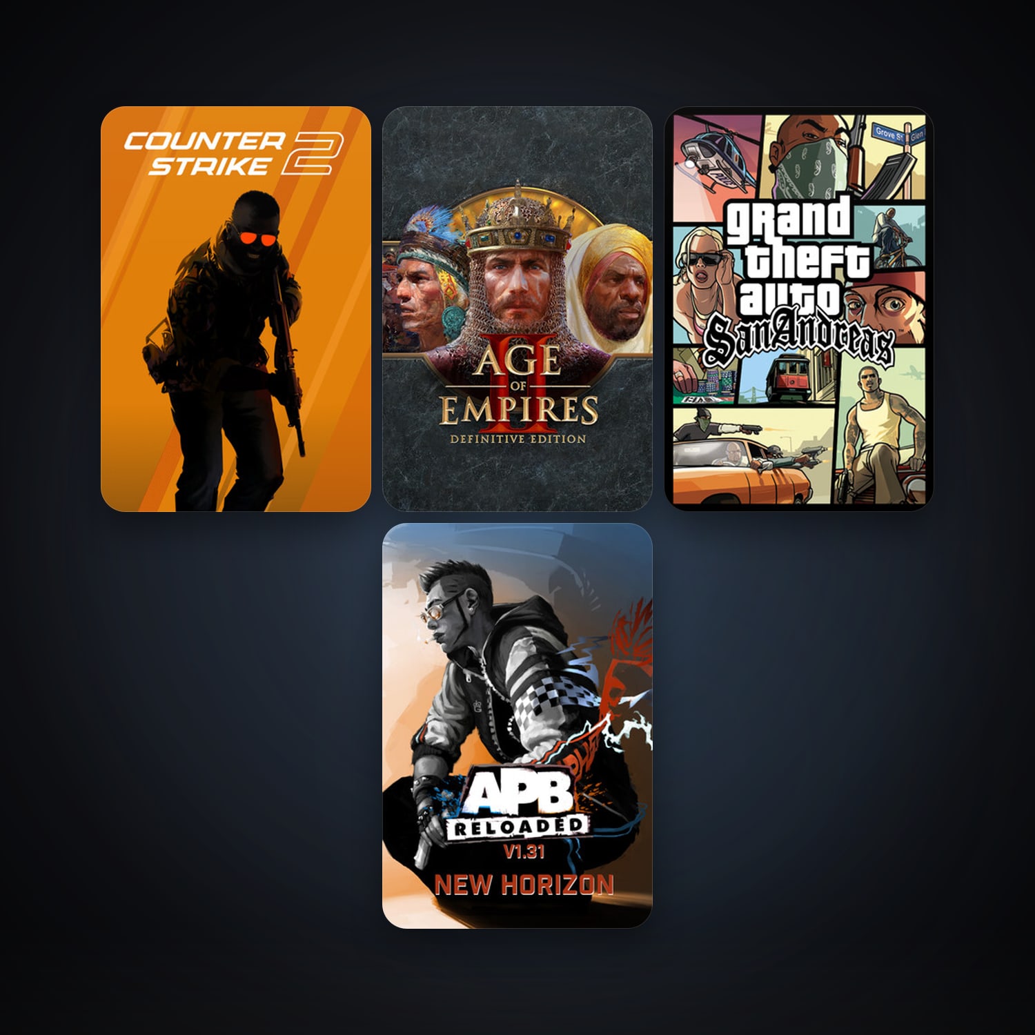 CS2 Prime + Grand Theft Auto: Vice City, 12 games, clean · 261097105 — HabibiAccounts