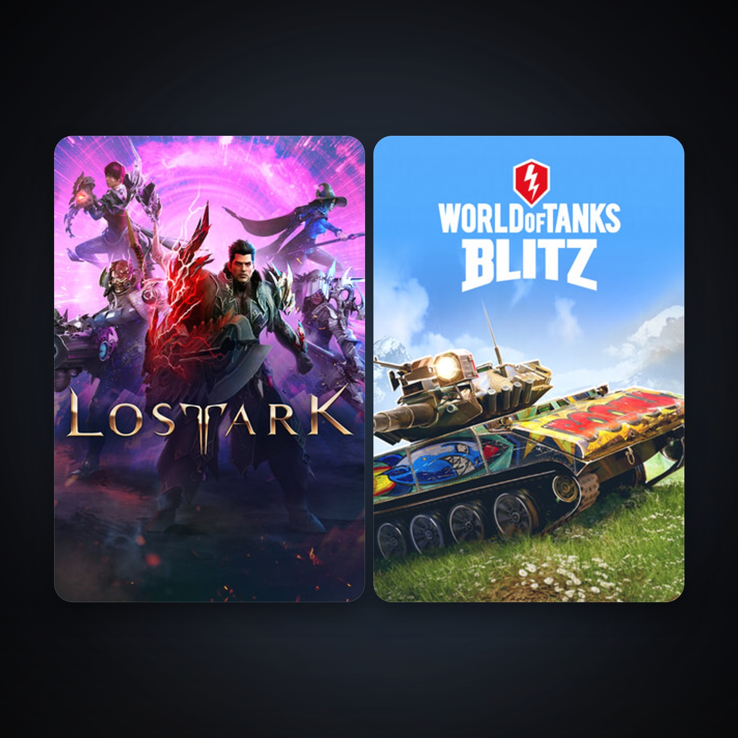 World of Tanks Blitz + Lost Ark, 2 games, clean — HabibiAccounts