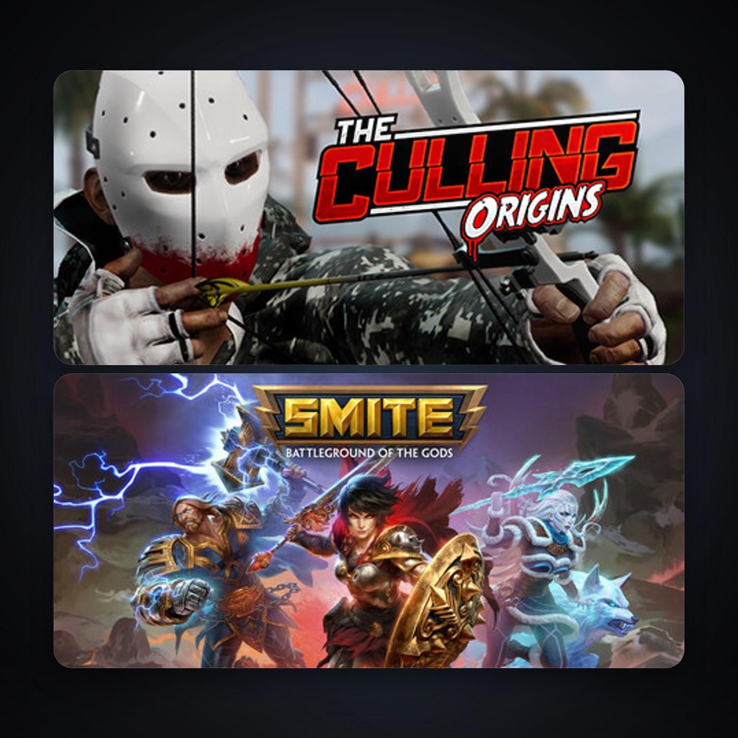 SMITE + The Culling, 3 games, clean — HabibiAccounts