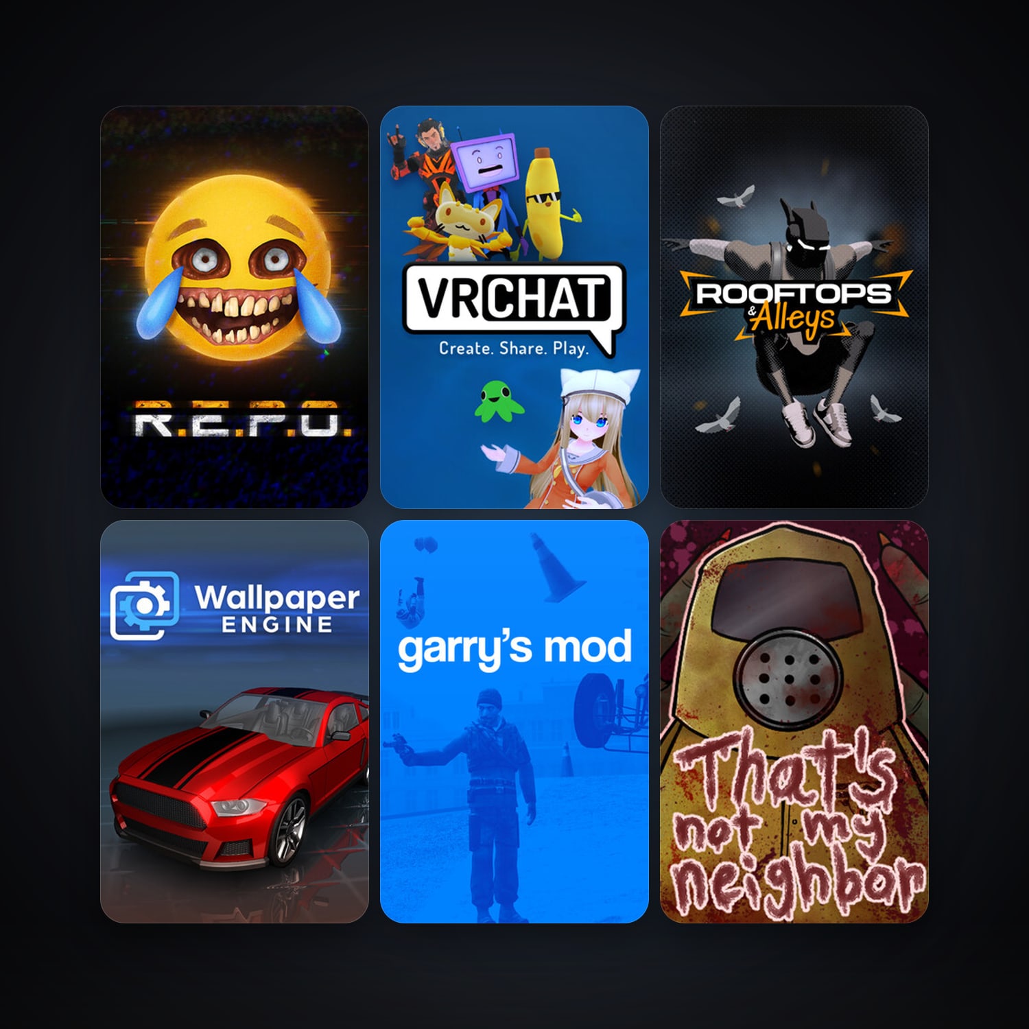 Garry's Mod + Hollow Knight, 14 games, clean — HabibiAccounts