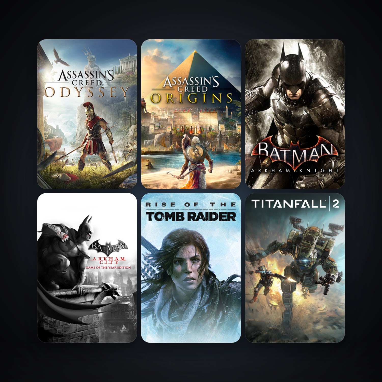 Batman: Arkham Asylum Game of the Year Edition + Batman: Arkham City - Game of the Year Edition, 27 games, Steam 10, clean — HabibiAccounts