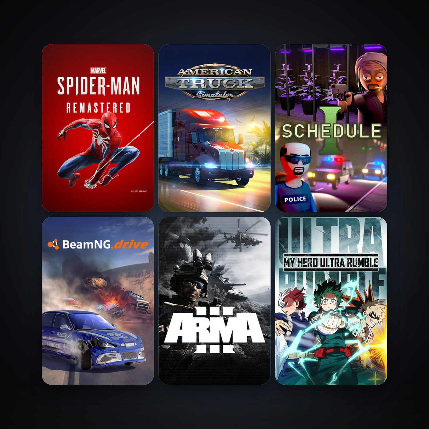 Arma 3 + American Truck Simulator, 18 games, clean — HabibiAccounts