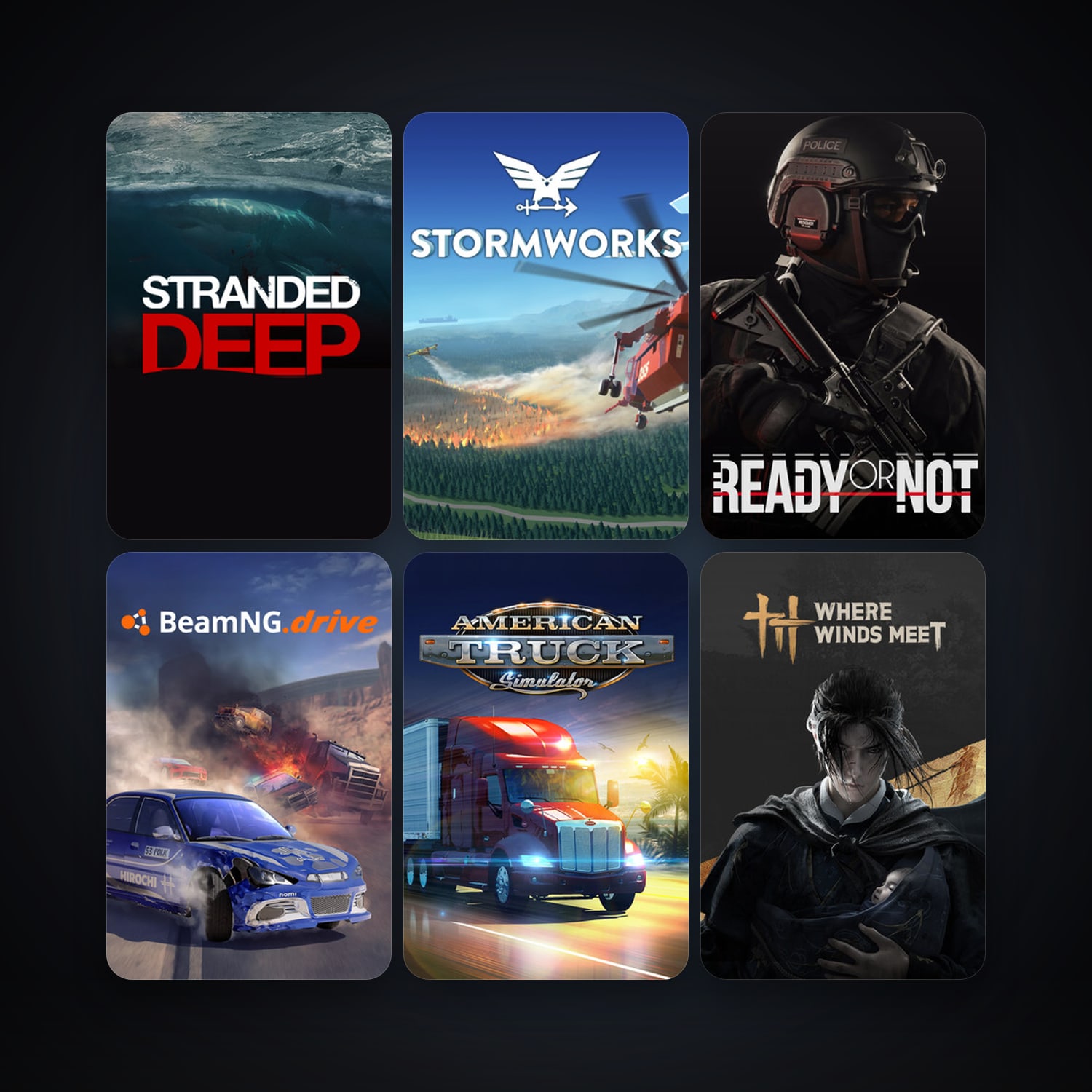DC Universe Online + American Truck Simulator, 24 games, clean — HabibiAccounts