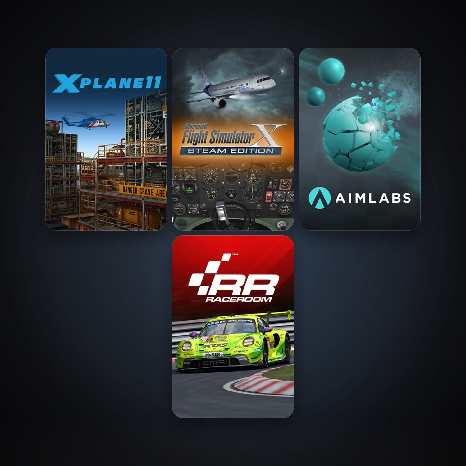 Free CS2 (No Prime) + RaceRoom Racing Experience, 8 games, clean — HabibiAccounts