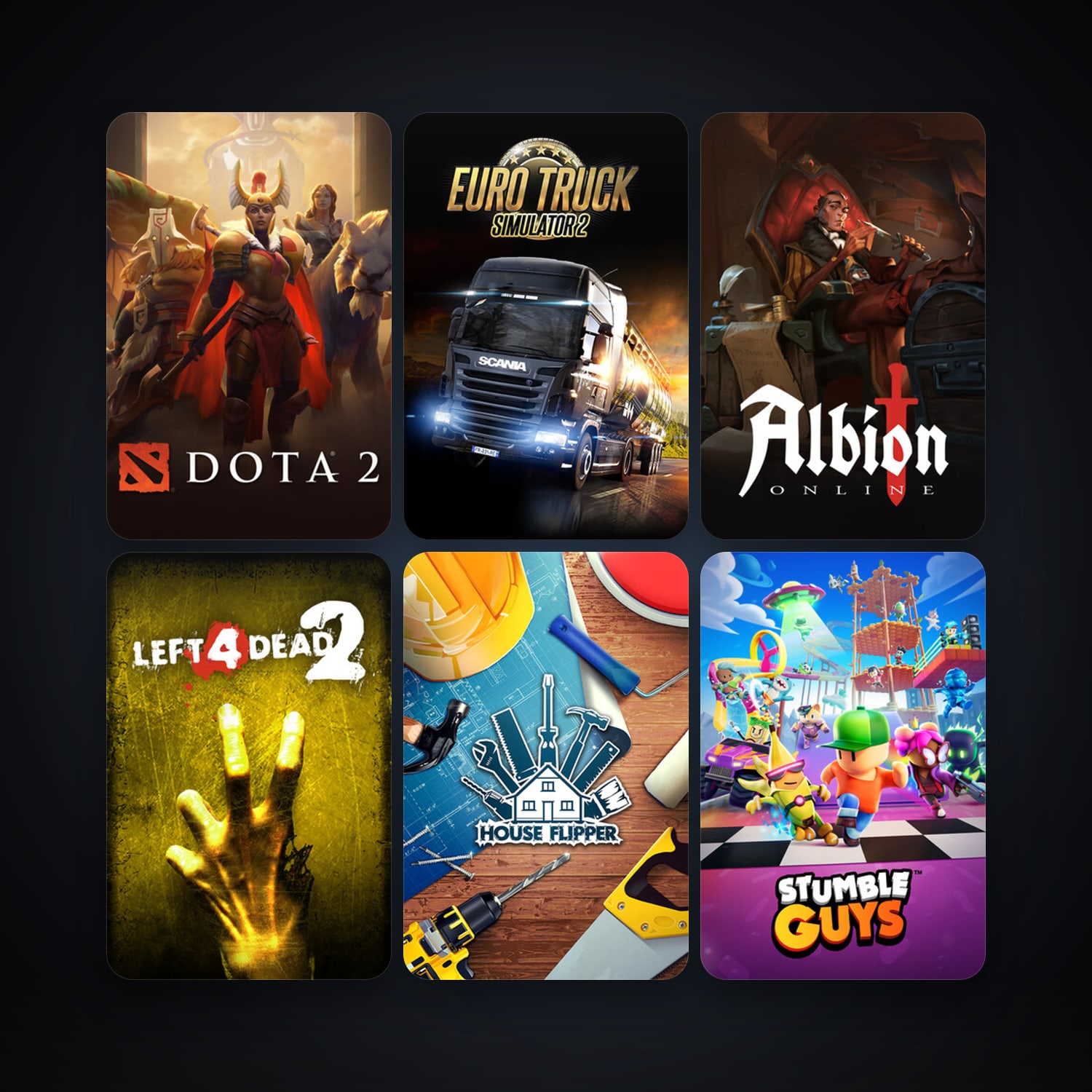 Left 4 Dead 2 + Dota 2, 17 games, clean — HabibiAccounts