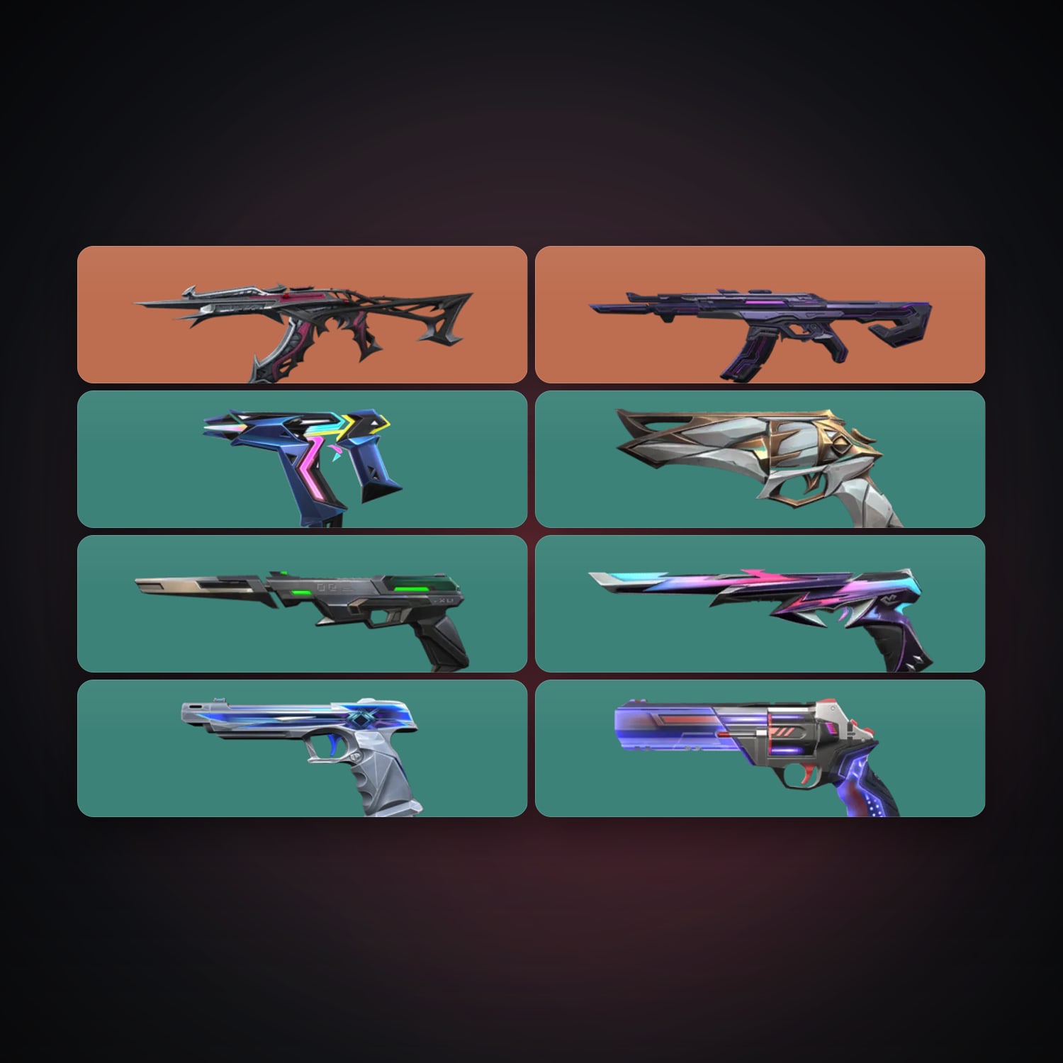 NA Bronze 2 locker — 8 skins, lvl 205 — HabibiAccounts