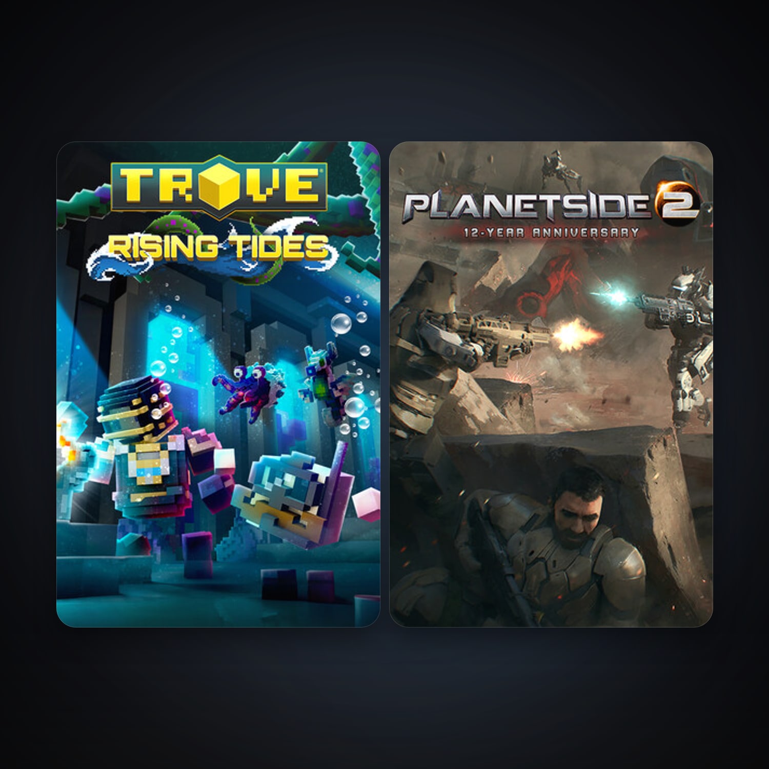 PlanetSide 2 + Trove, 3 games, clean — HabibiAccounts