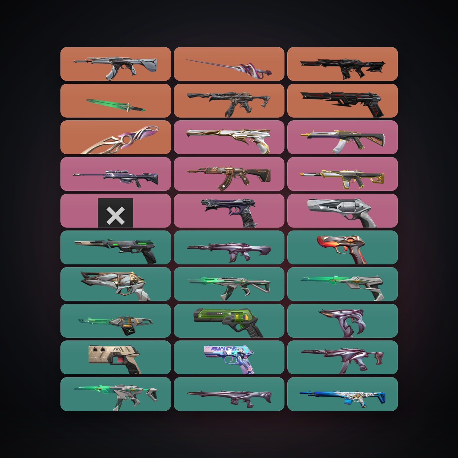 AP Diamond 1 locker — 3 knives, 46 skins, lvl 183 — HabibiAccounts