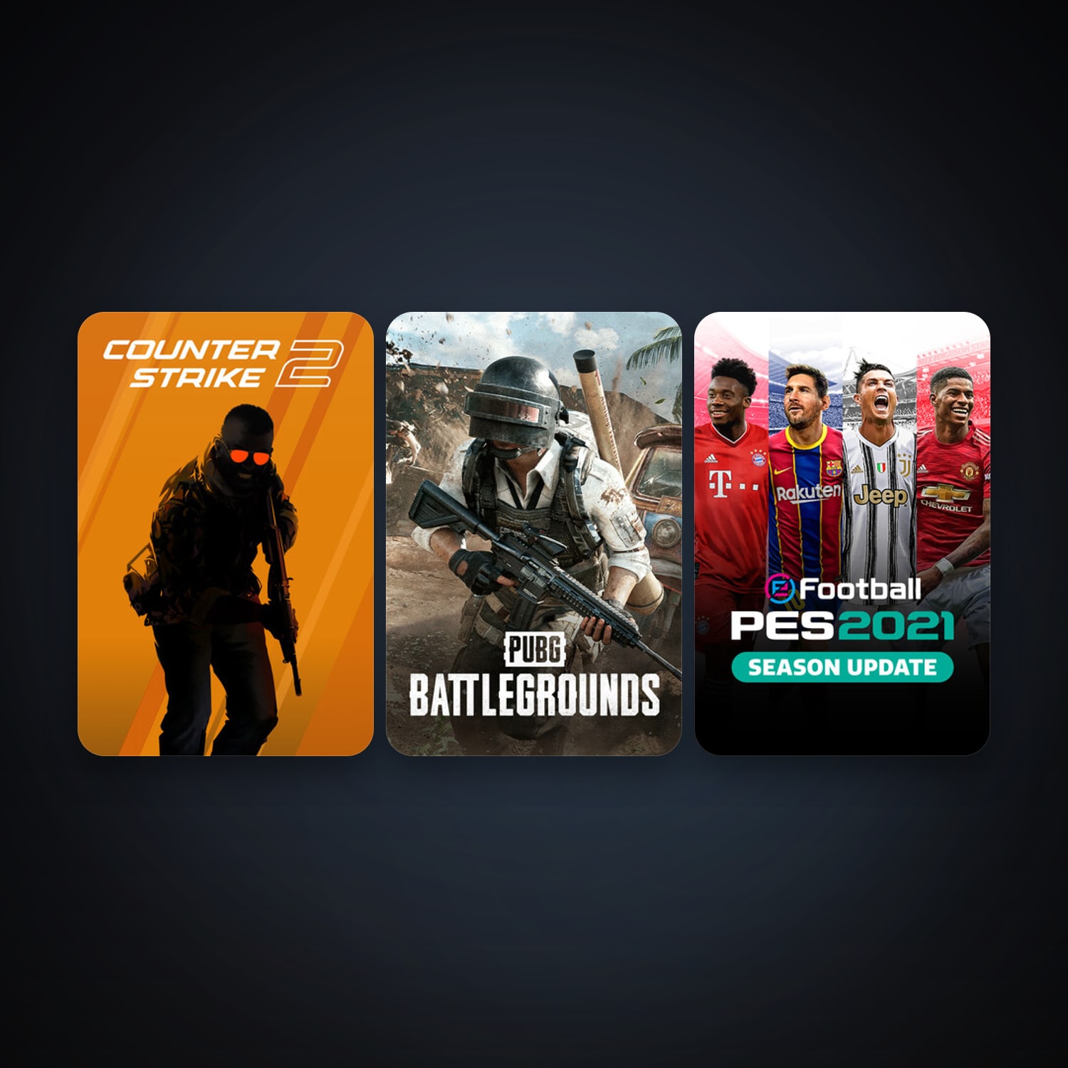 CS2 Prime + PUBG: Battlegrounds, 4 games, clean — HabibiAccounts
