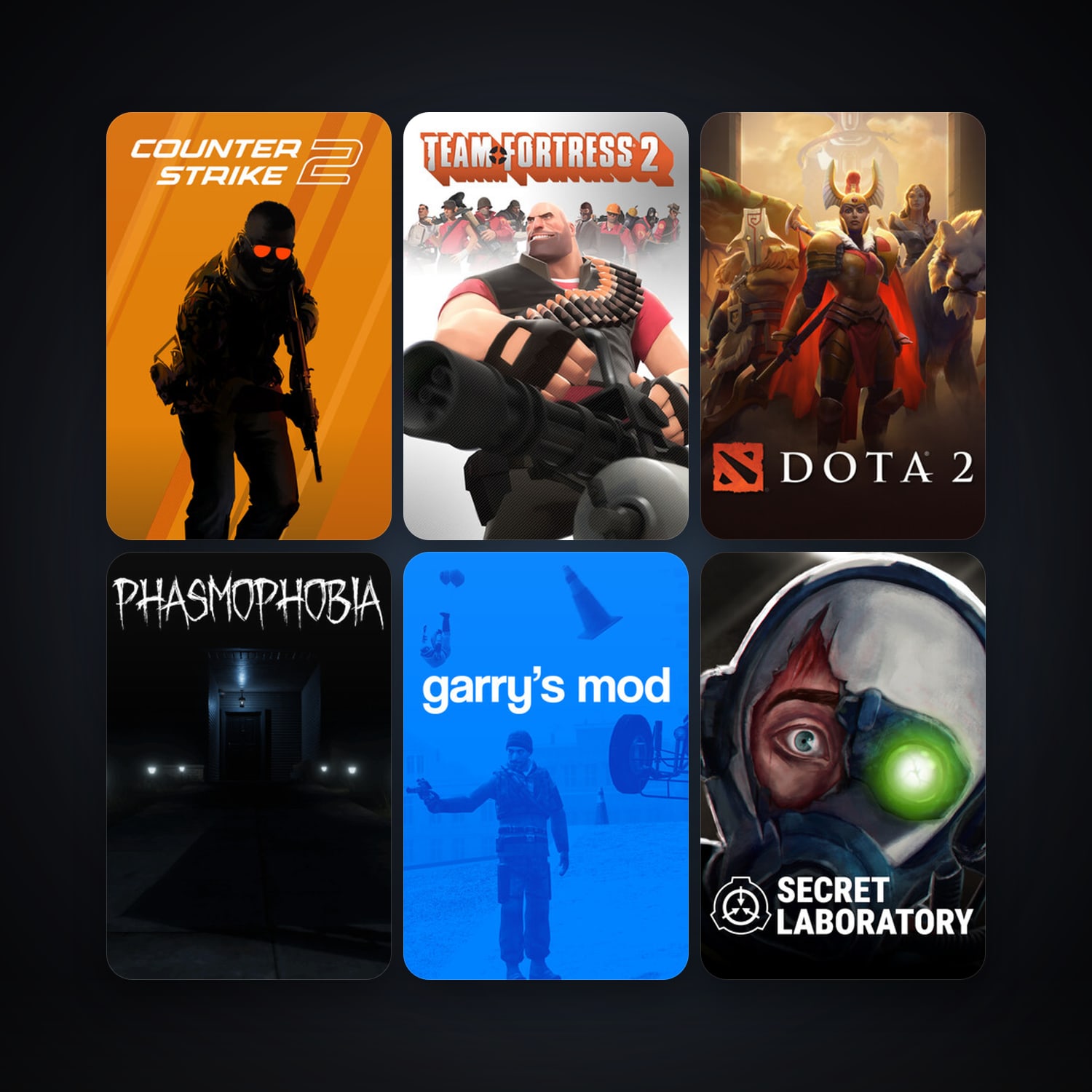 Team Fortress 2 + Dota 2, 42 games, Steam 12, clean — HabibiAccounts