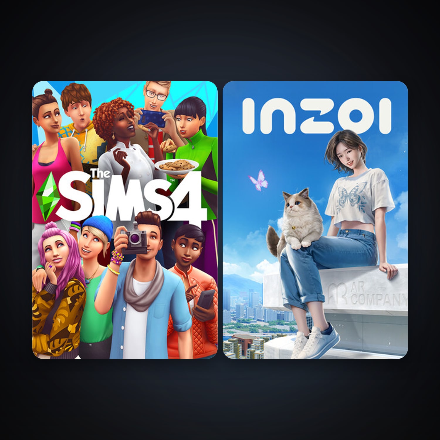 The Sims 4 + inZOI, 2 games, clean — HabibiAccounts