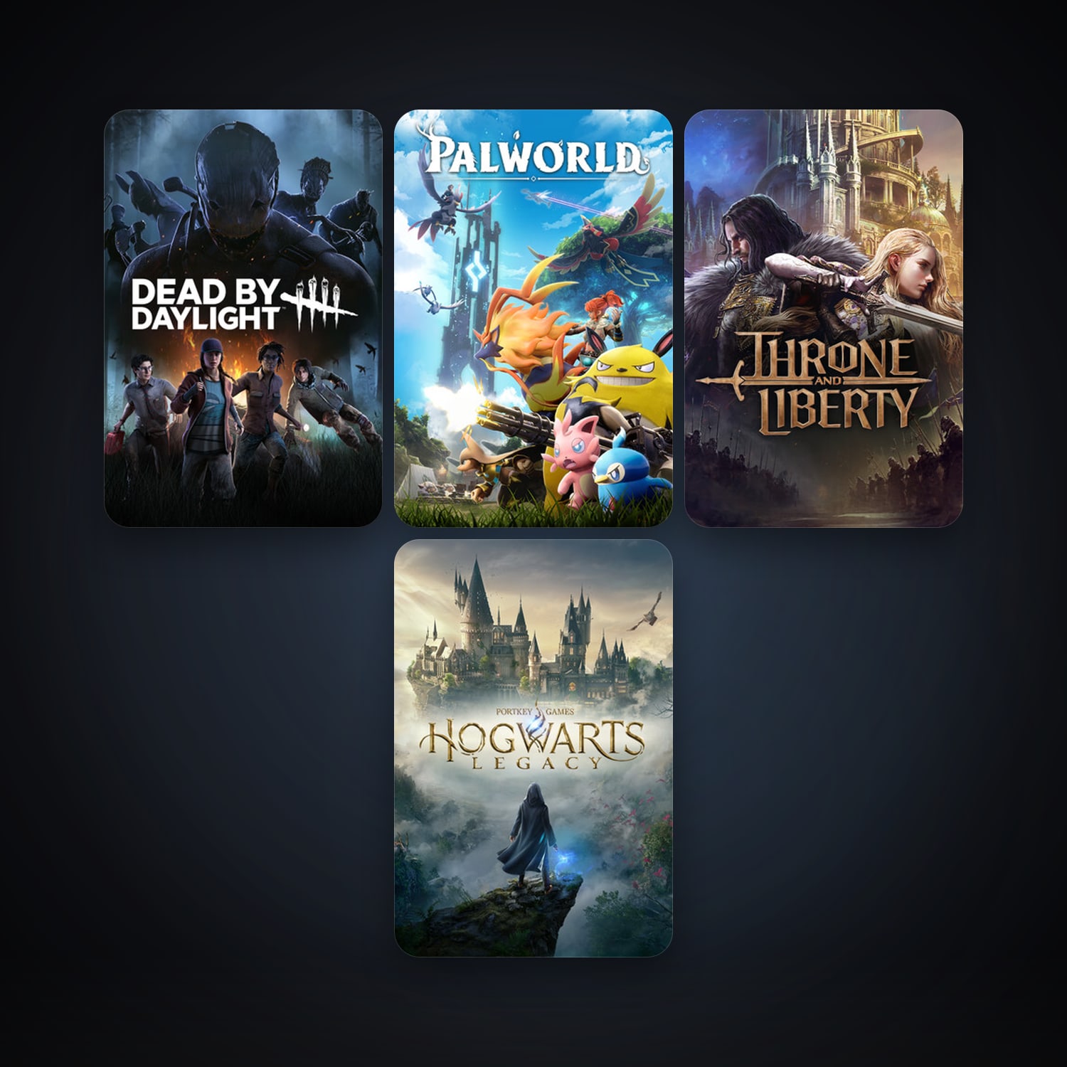 Dead by Daylight + Hogwarts Legacy, 5 games, clean — HabibiAccounts