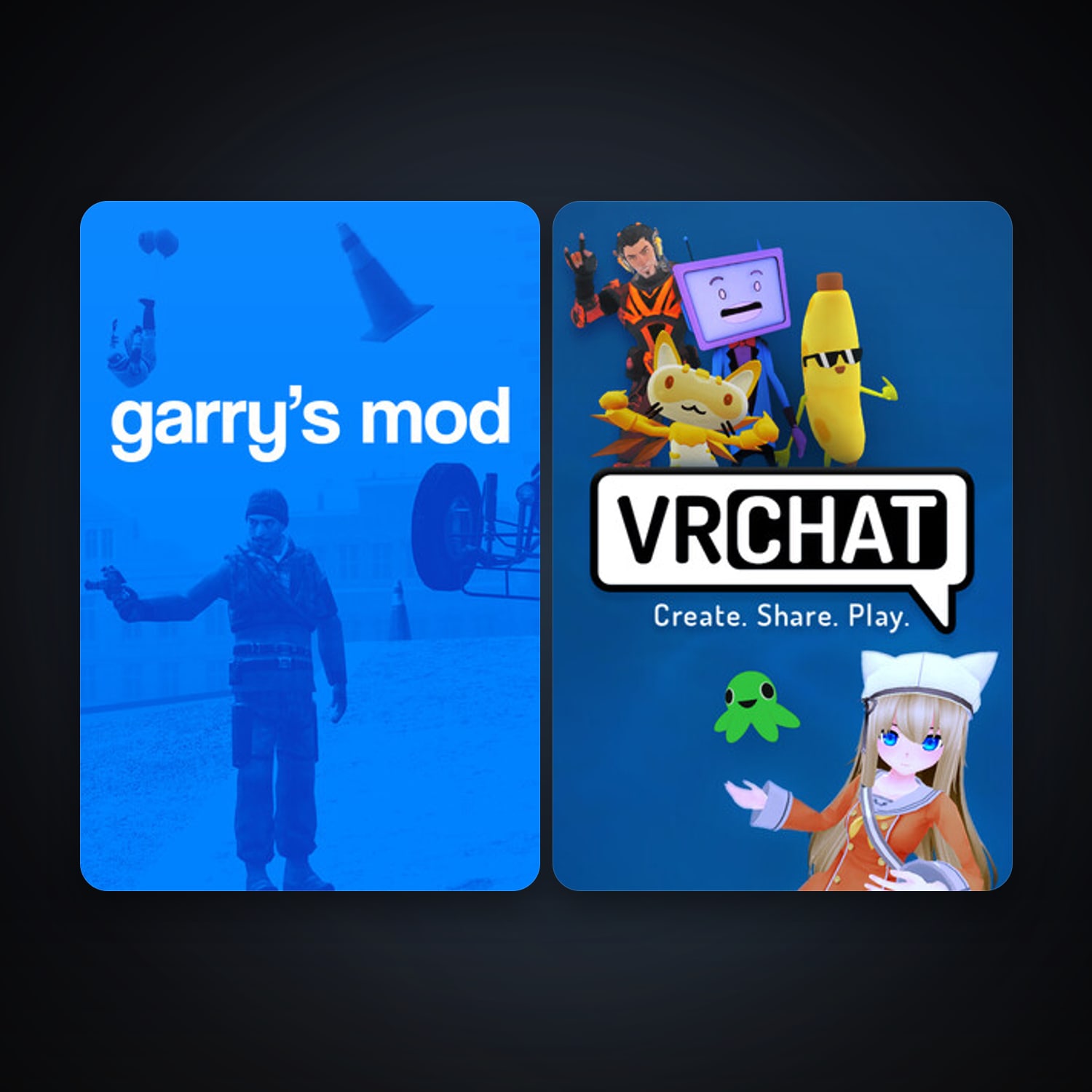 Garry's Mod + VRChat, 4 games, clean — HabibiAccounts