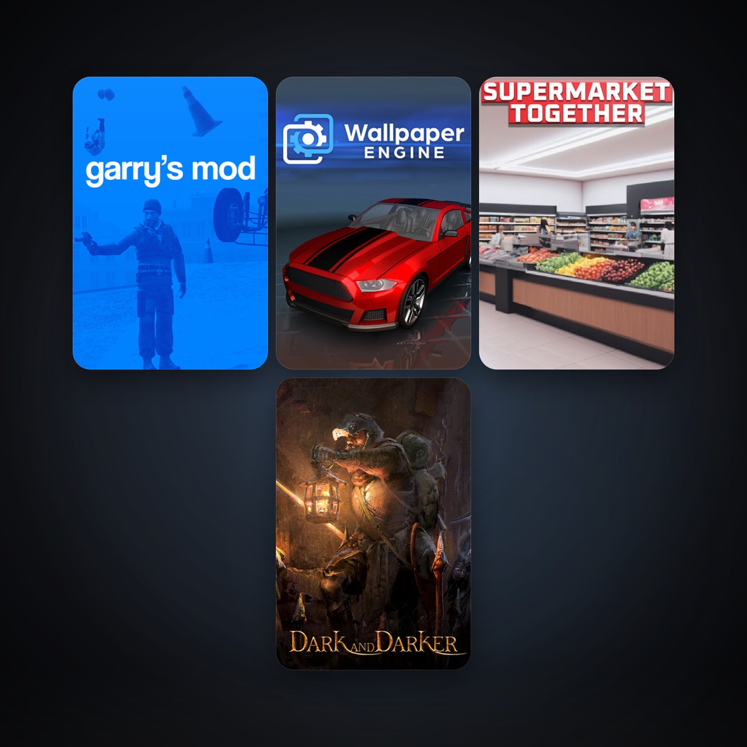 Garry's Mod + Wallpaper Engine, 21 games, clean — HabibiAccounts