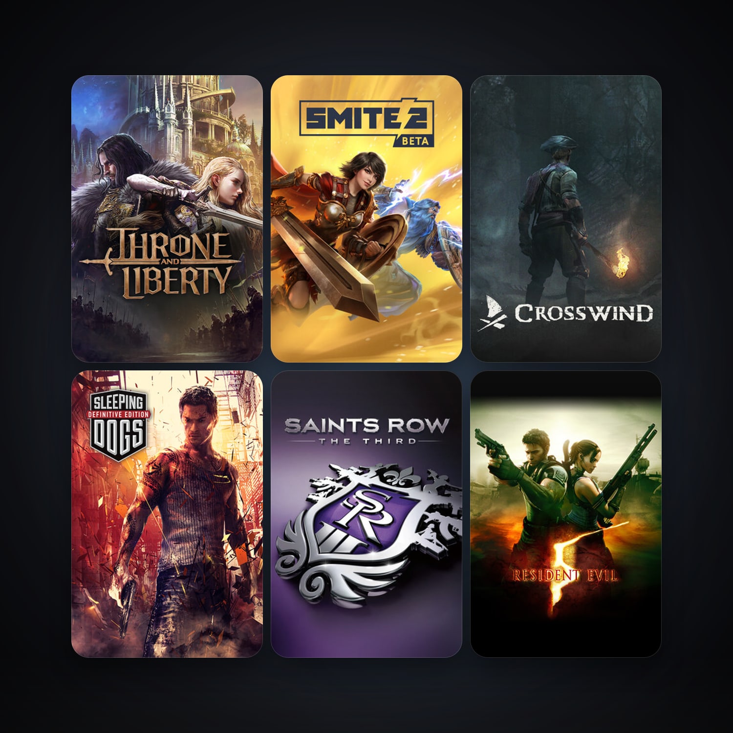 Resident Evil 5 + Saints Row: The Third, 33 games, clean — HabibiAccounts