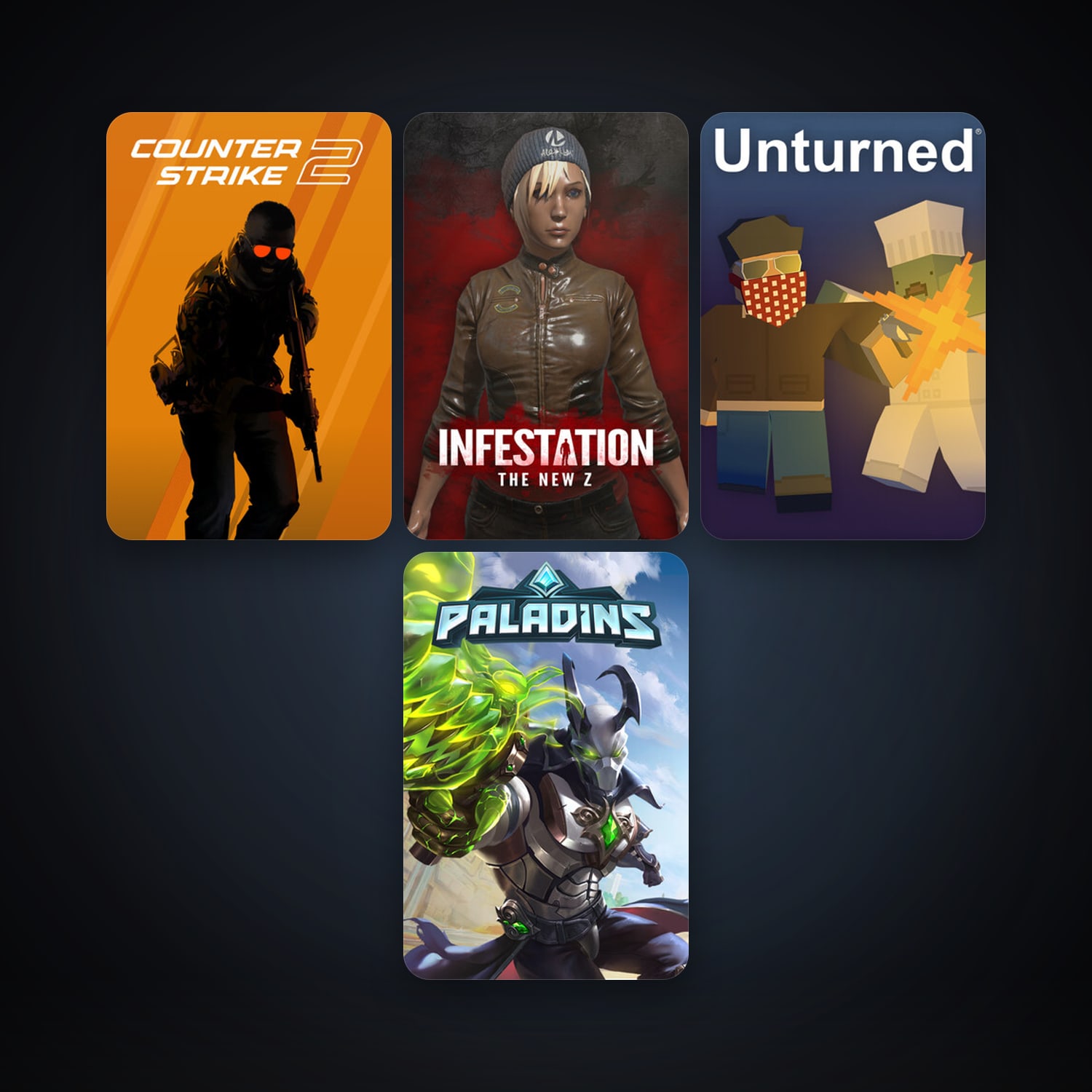 CS2 Prime + PAYDAY 2, 7 games, clean — HabibiAccounts