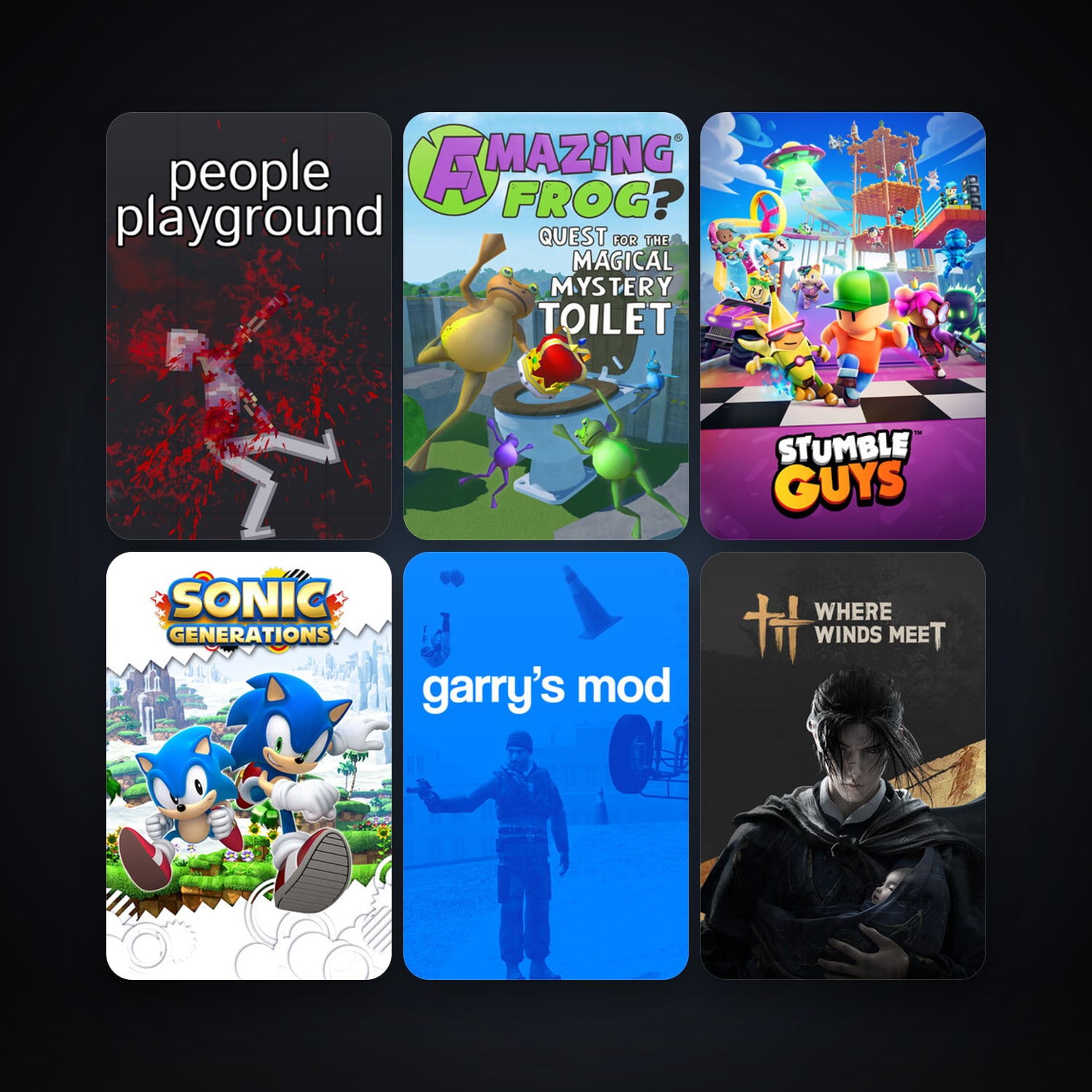 Garry's Mod + Sonic Generations Collection, 50 games, clean — HabibiAccounts