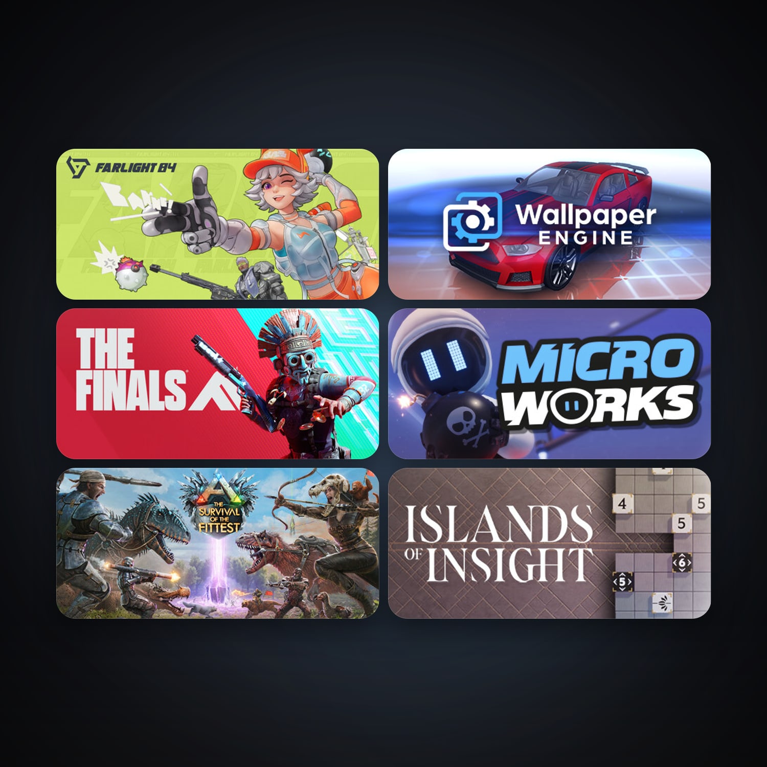ARK: The Survival Of The Fittest + Wallpaper Engine, 16 games, clean — HabibiAccounts