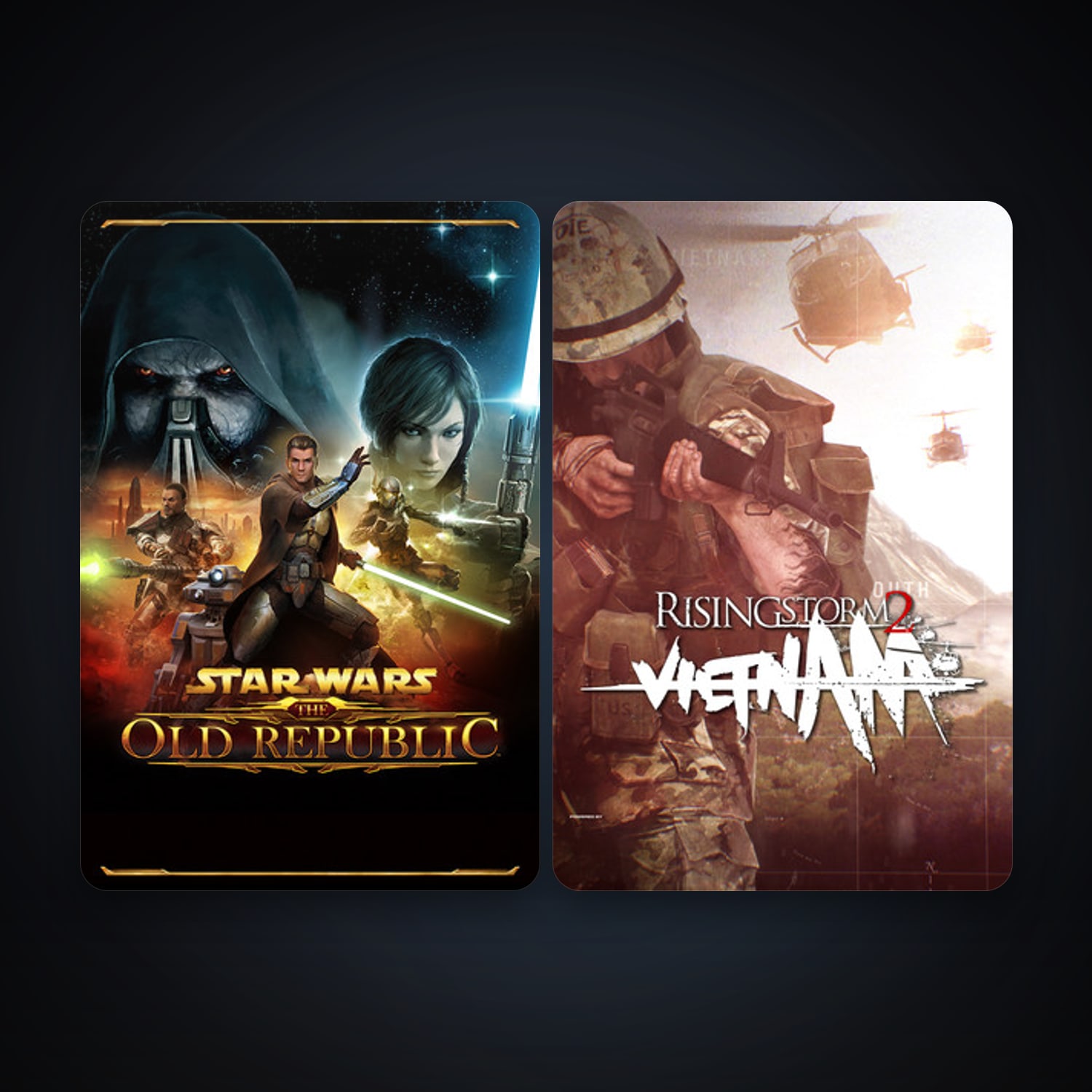 Rising Storm 2: Vietnam + STAR WARS: The Old Republic, 5 games, clean — HabibiAccounts