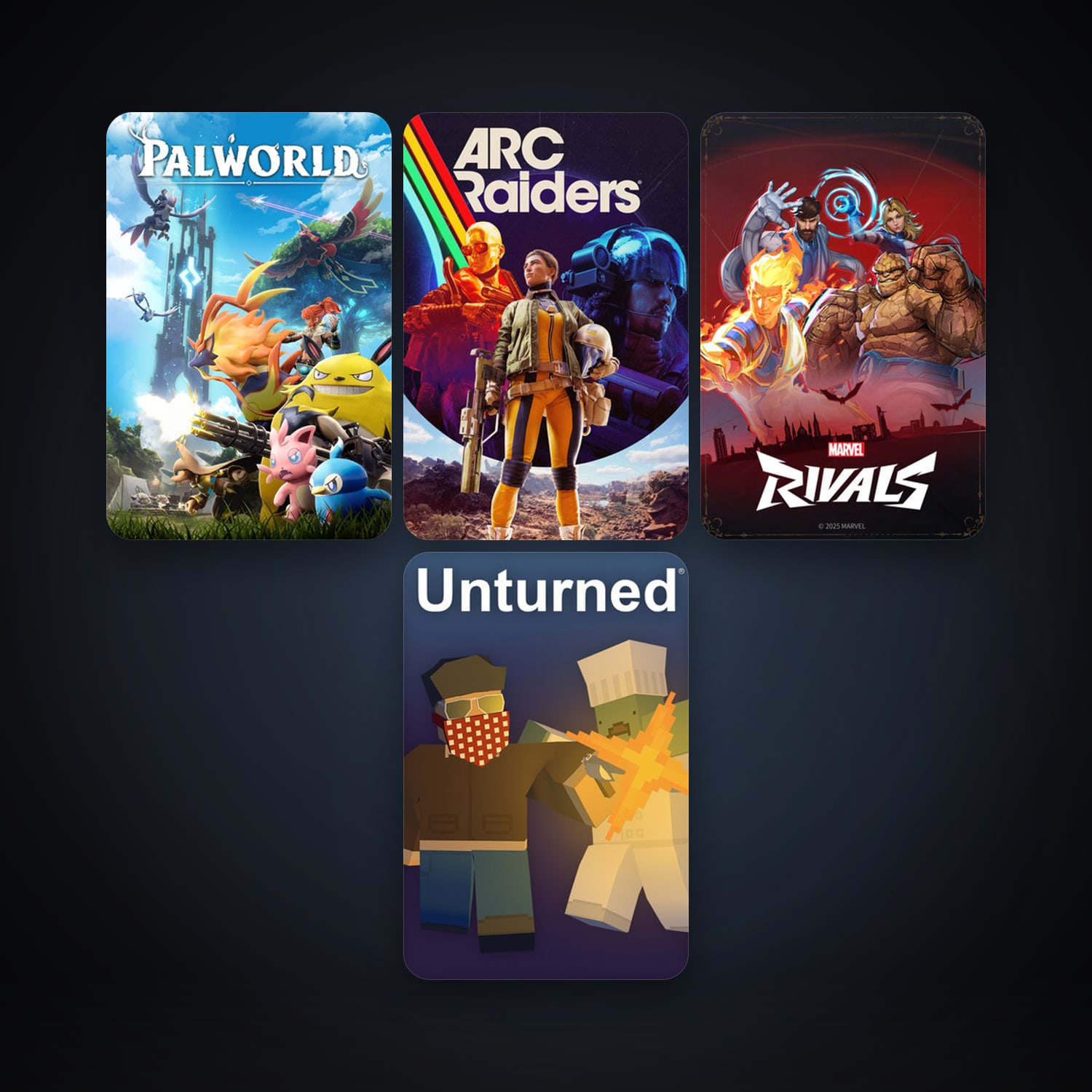 Unturned + Rising Storm 2: Vietnam, 9 games, clean — HabibiAccounts