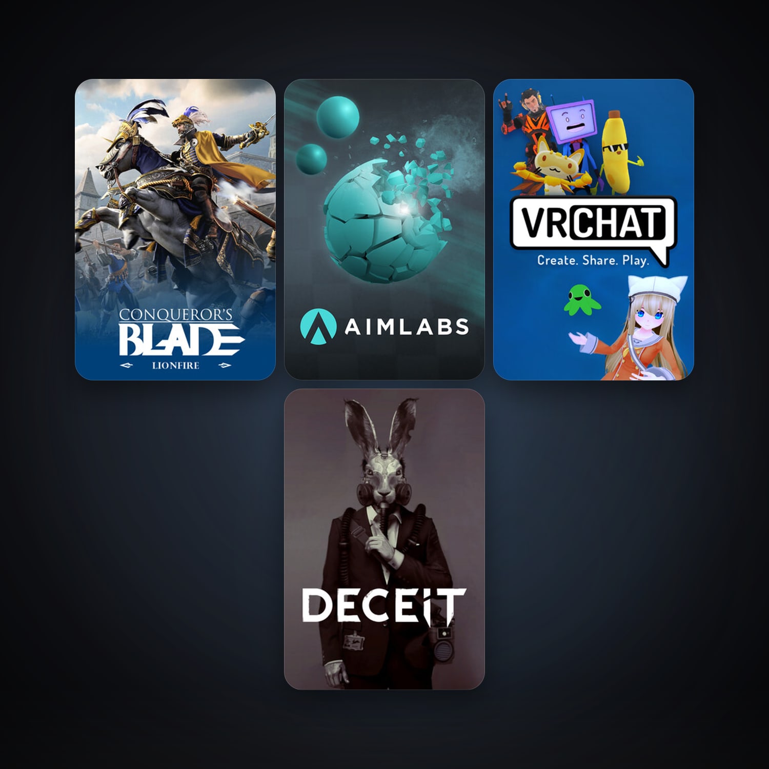 VRChat + Deceit, 6 games, clean — HabibiAccounts