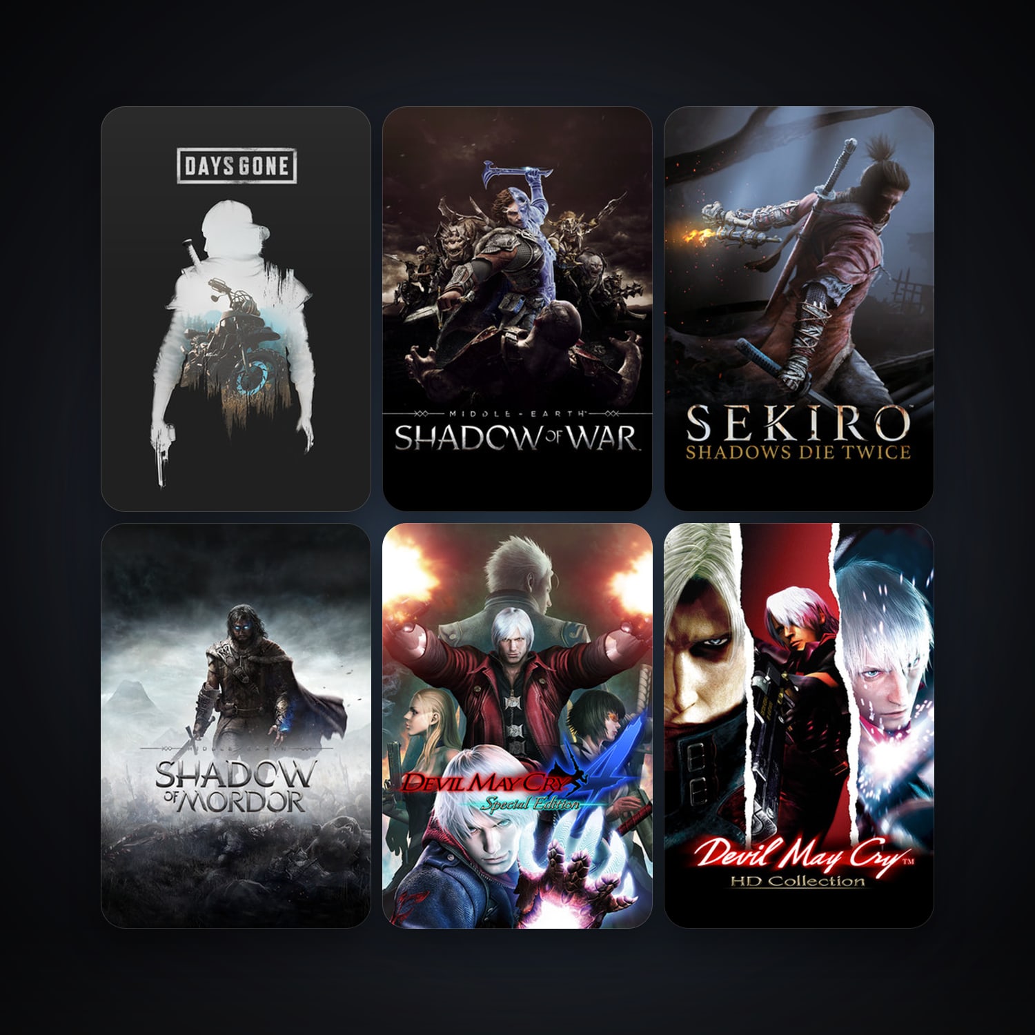 Castlevania: Lords of Shadow – Ultimate Edition + Middle-earth: Shadow of Mordor, 12 games, clean — HabibiAccounts