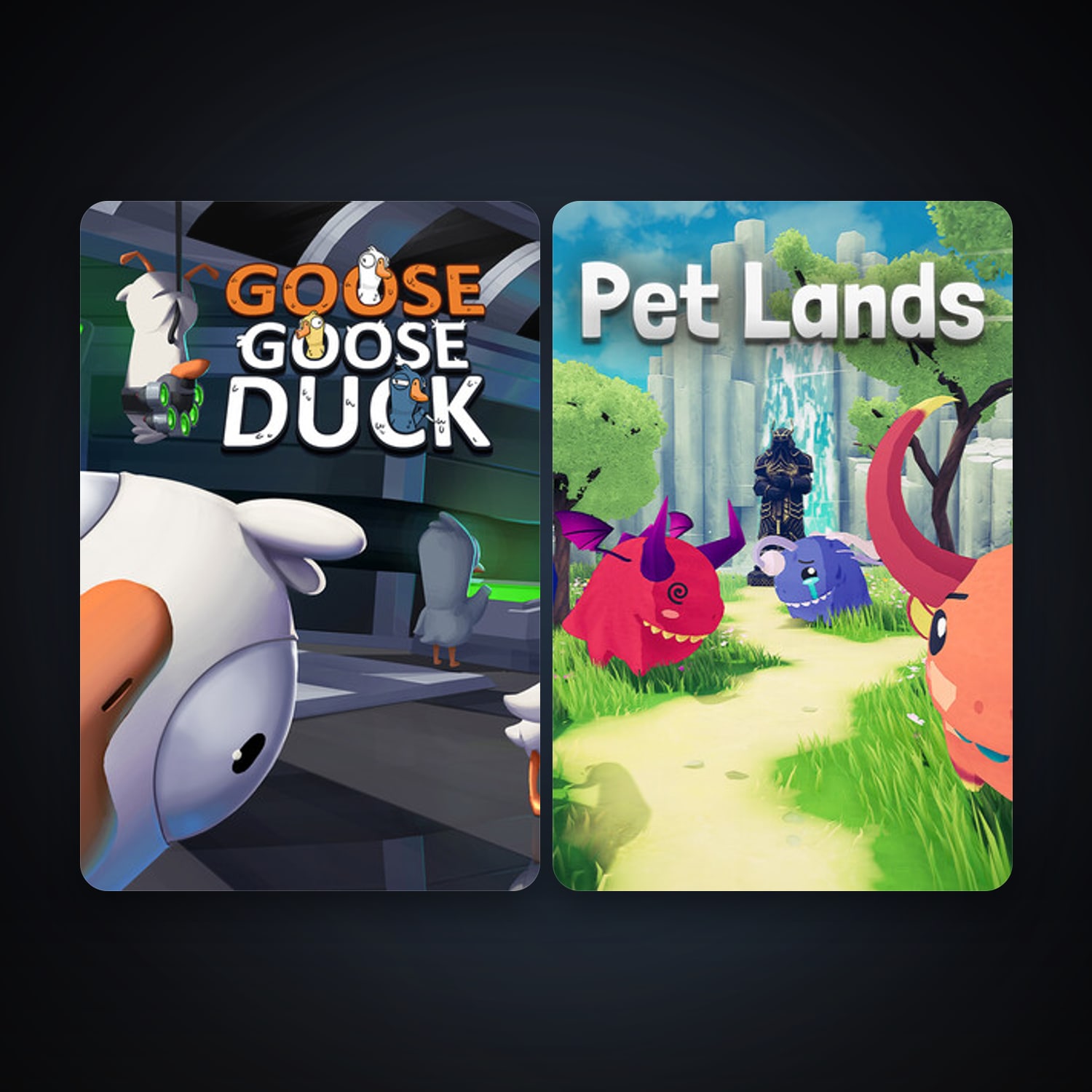 Goose Goose Duck + Pet Lands, 8 games, clean — HabibiAccounts
