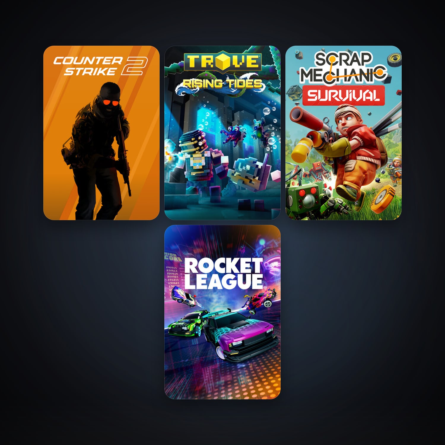 CS2 Prime + Rocket League, 6 games, clean · 261109426 — HabibiAccounts
