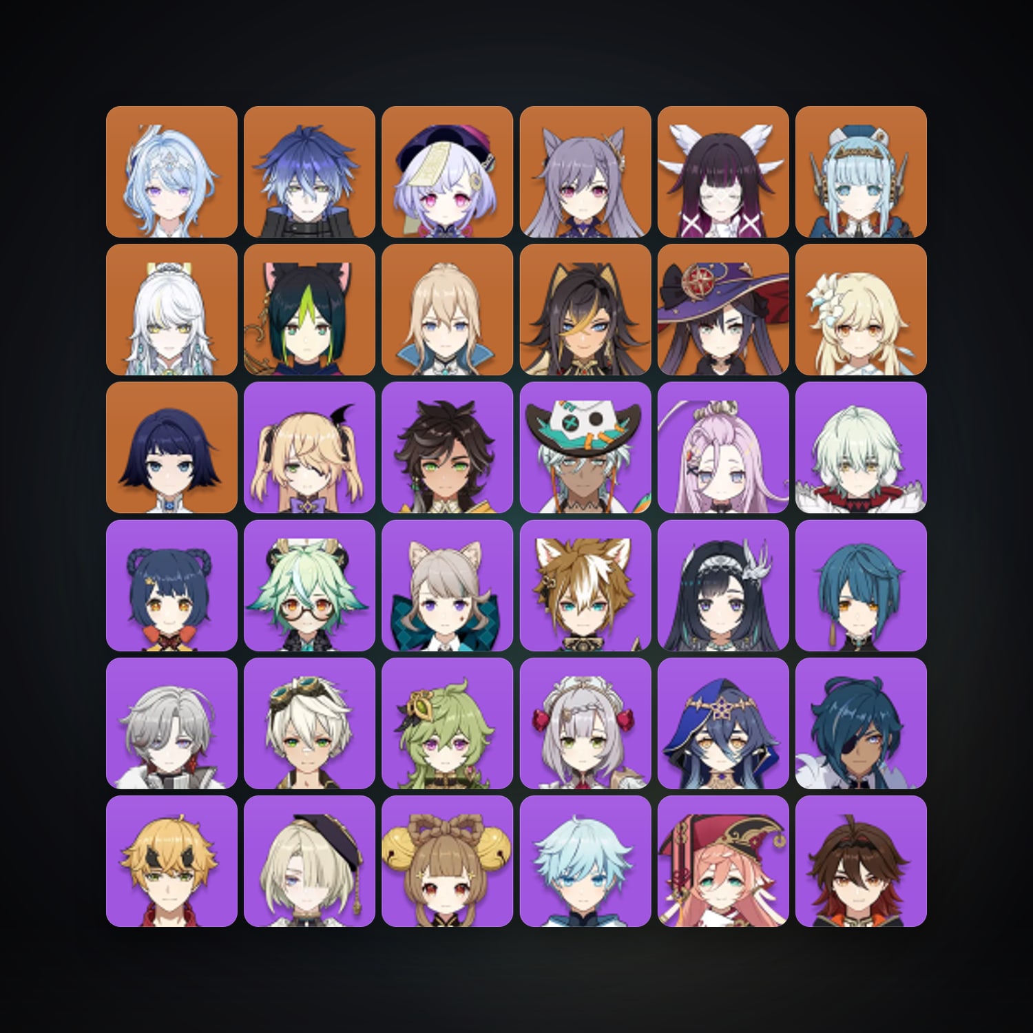 Genshin Impact | AR 57 | 50 Chars | 11× 5★ — Genshin / miHoYo Account — HabibiAccounts